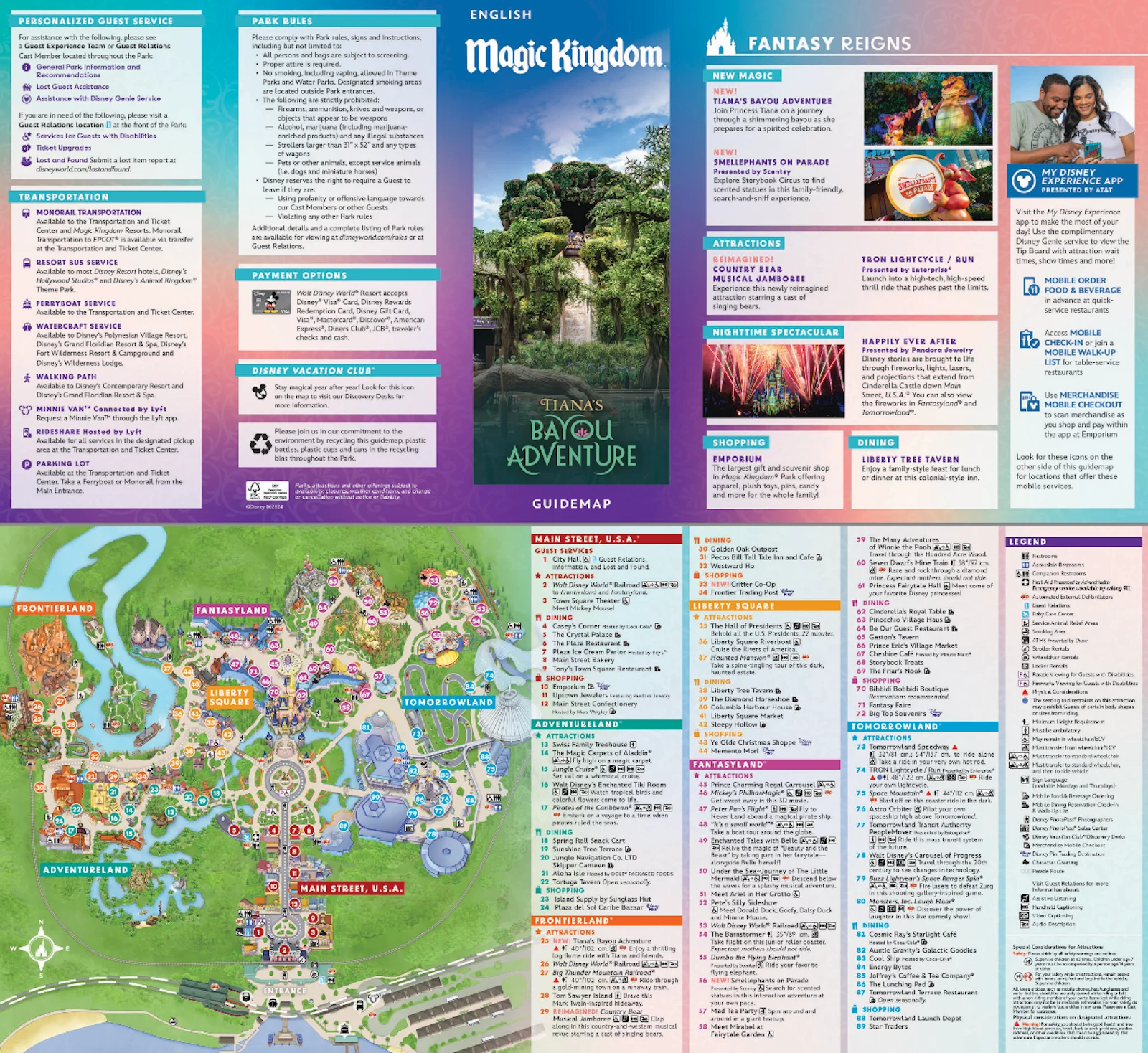 Disney World Magic Kingdom Map