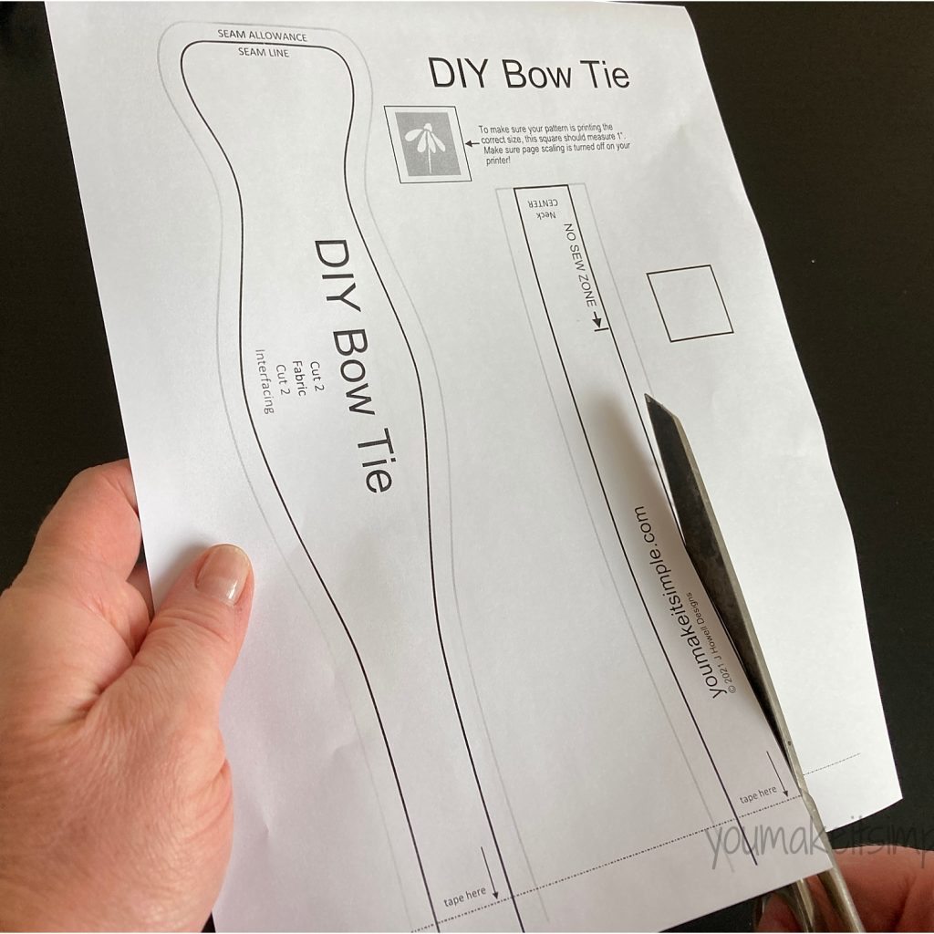 Diy Bow Tie Streamlined Sewing Method