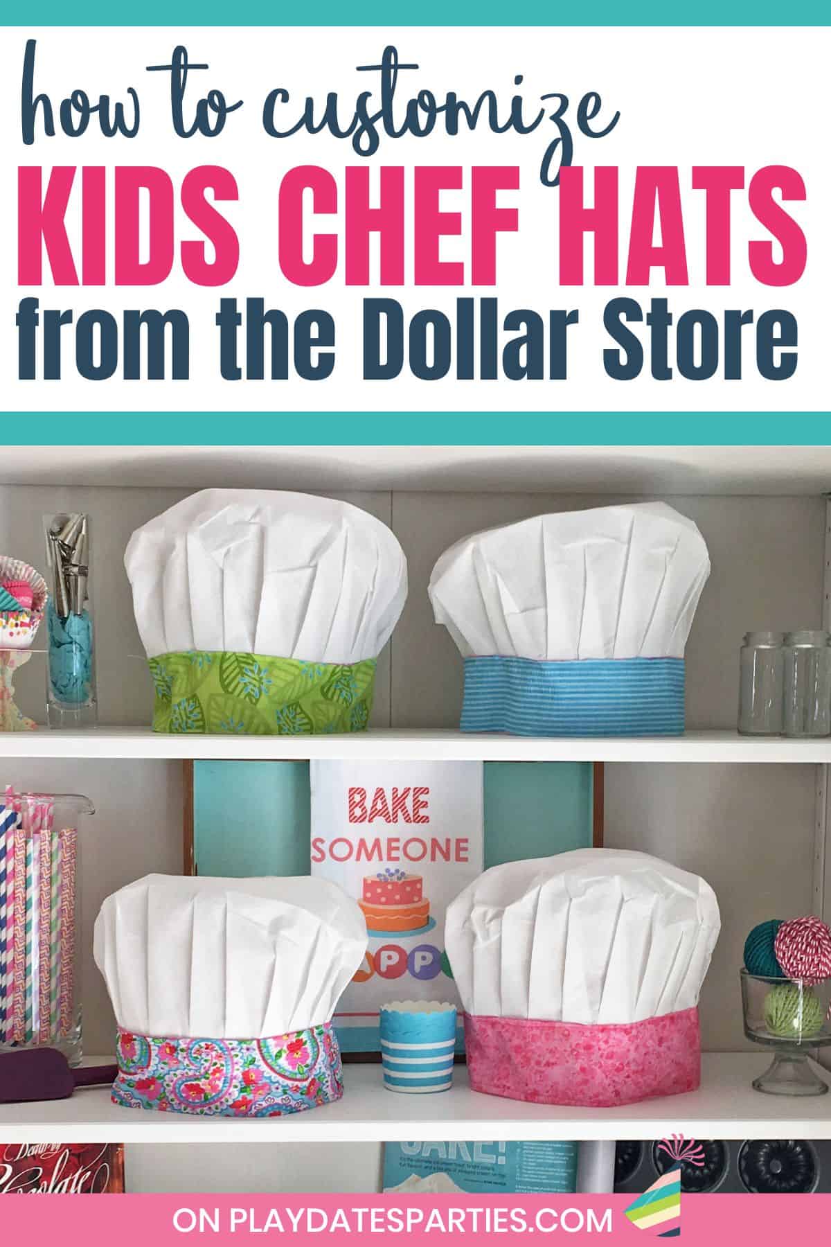 Diy Customized Kids Chef Hat