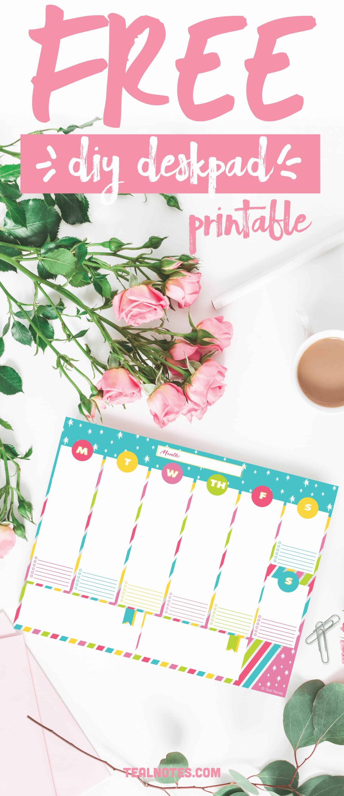 Diy Desk Organizer A Free Printable Organizer And A Perfect Desk Decor Idea