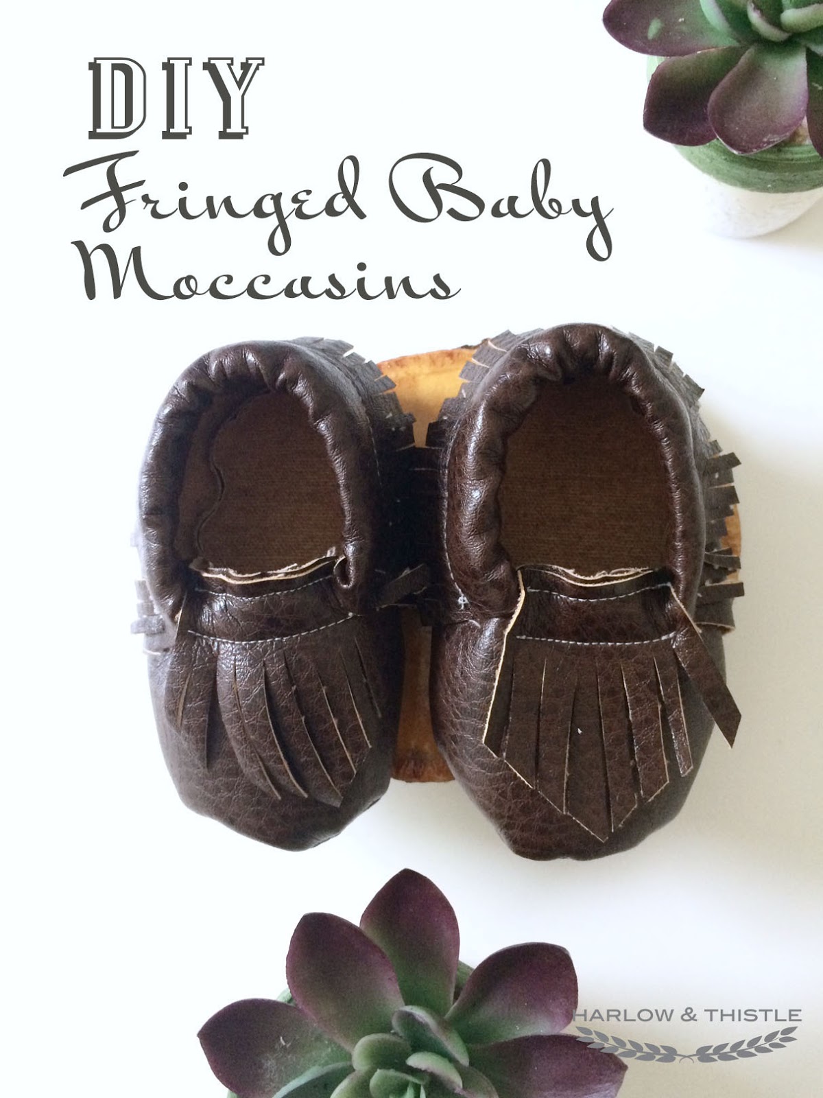 Diy Fringed Baby Moccasins