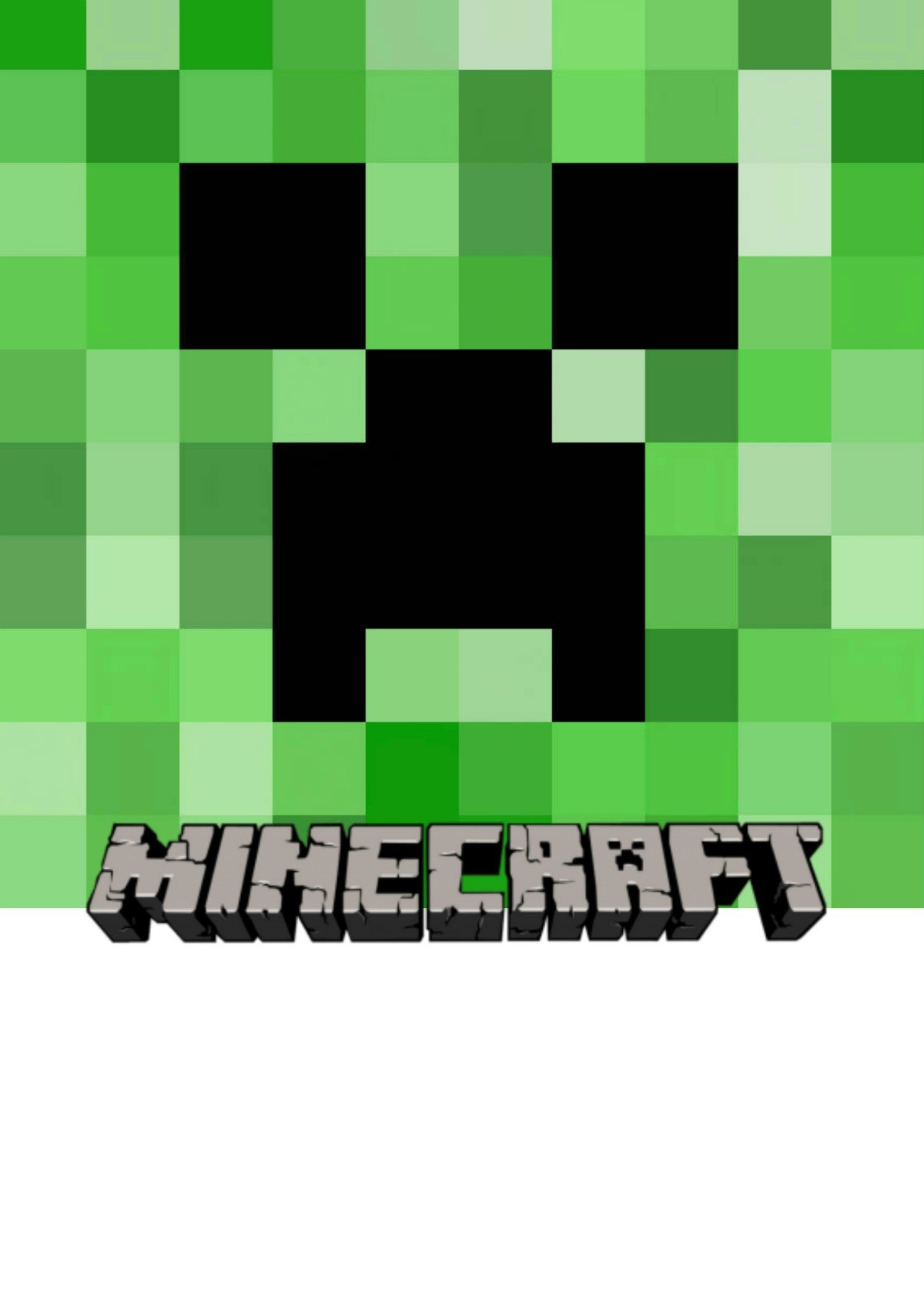 free printable minecraft stencils