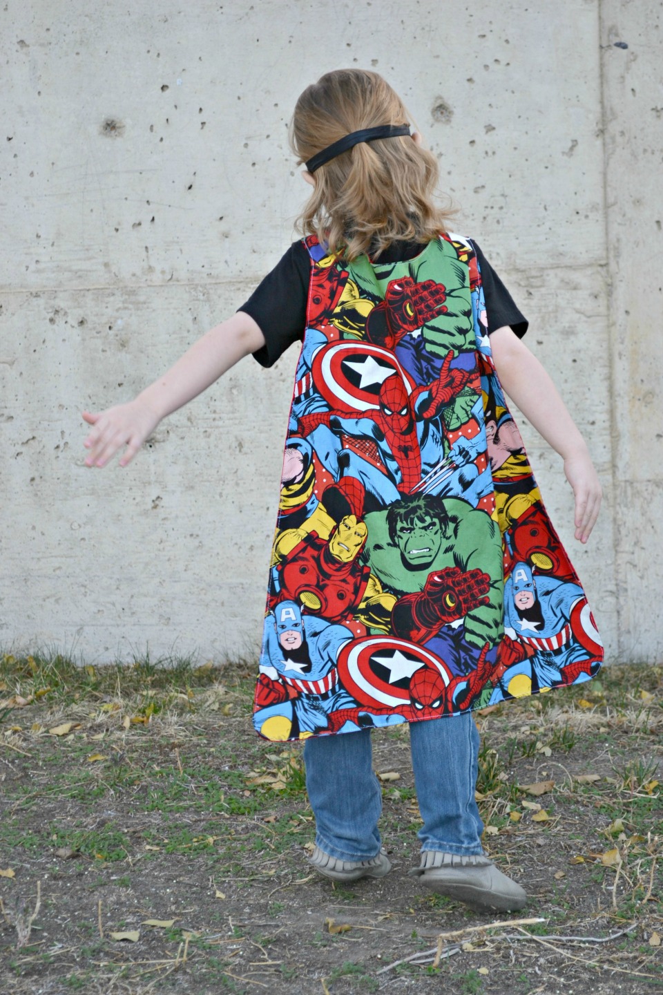 printable superhero cape pattern
