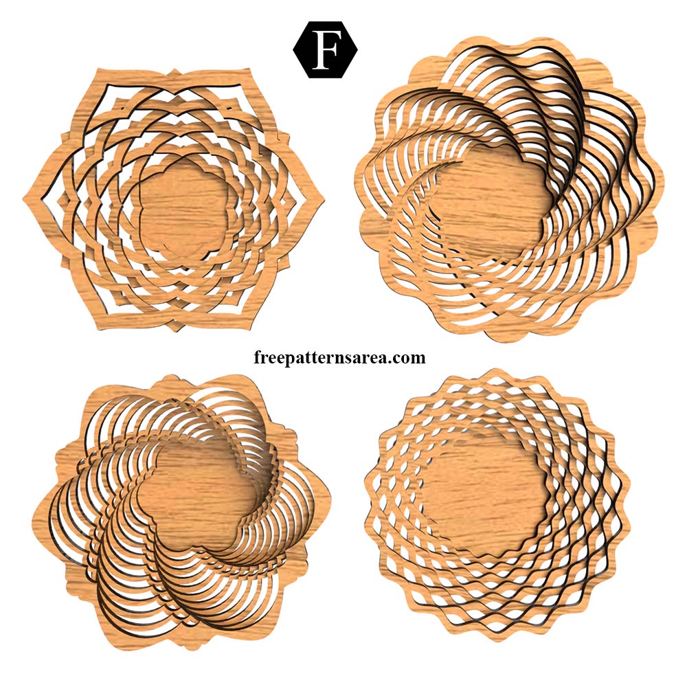 Diy Woodworking Projects Laser Cut Scroll Saw Bowl Patterns