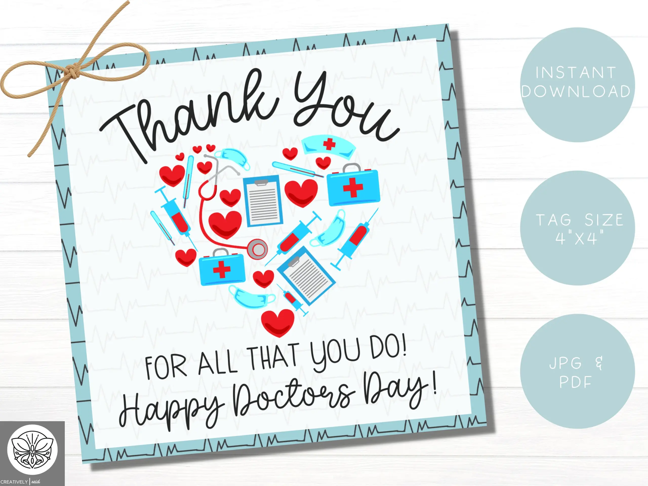 Doctor Appreciation Day Printable Gift