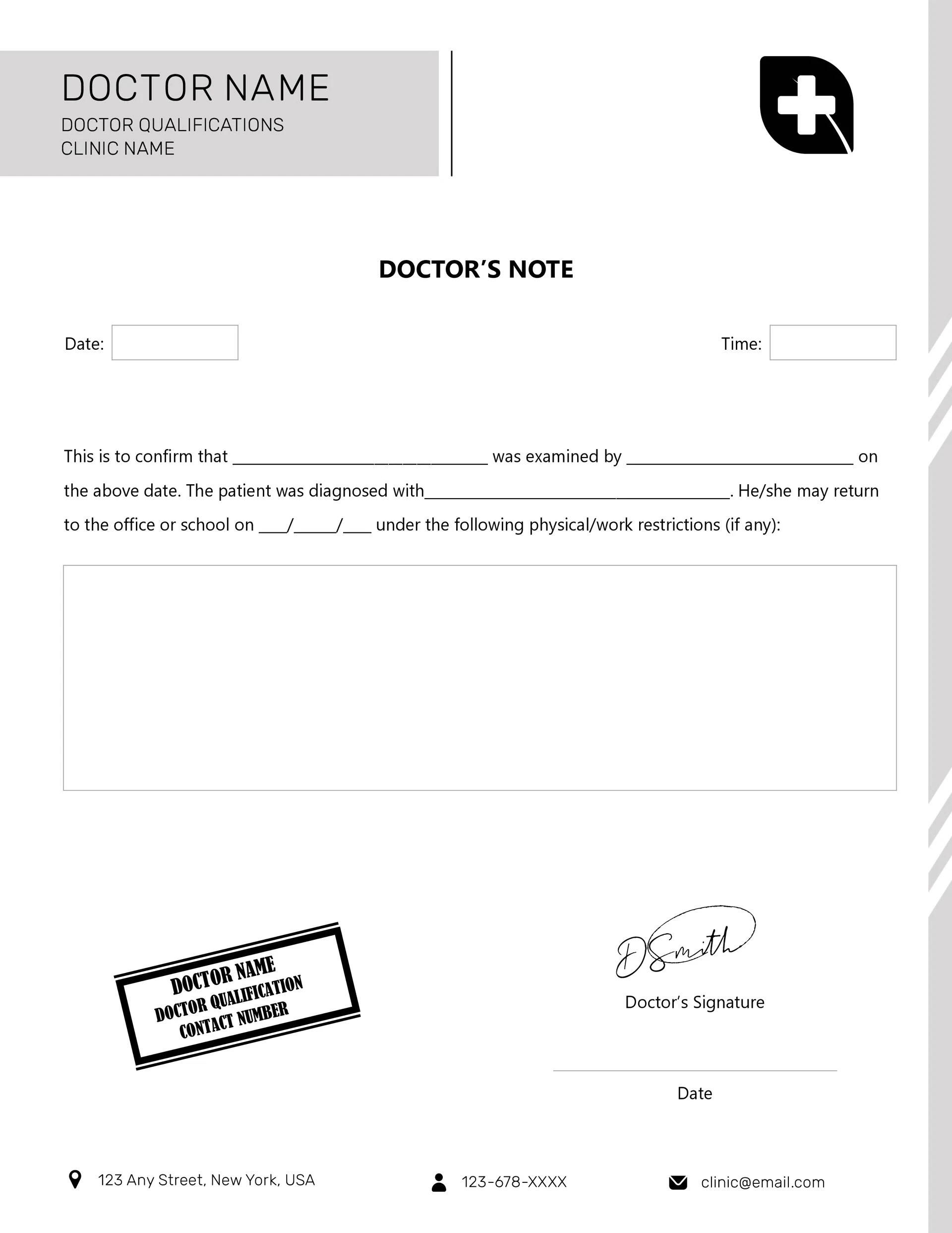 Doctors Note Doctors Note