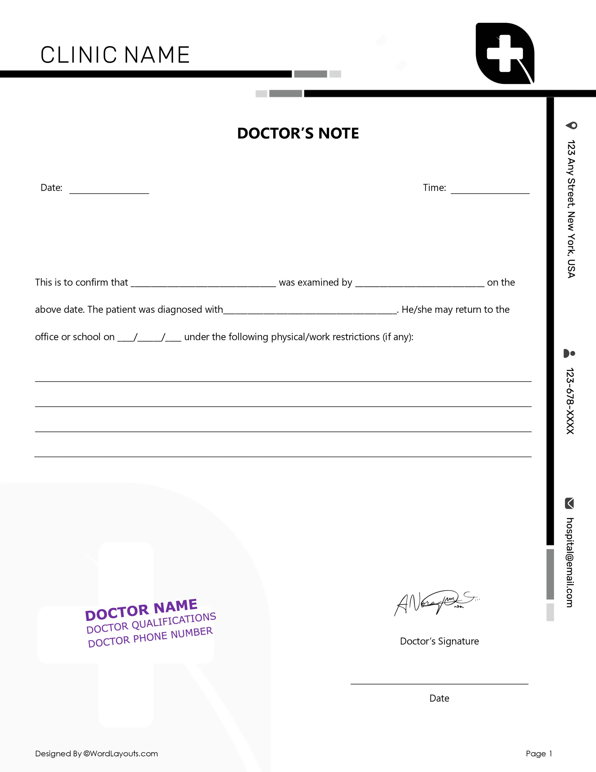 Doctors Note