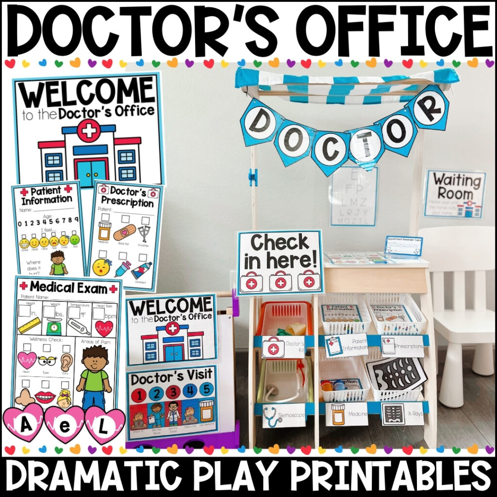 Doctors Office Dramatic Play Printables