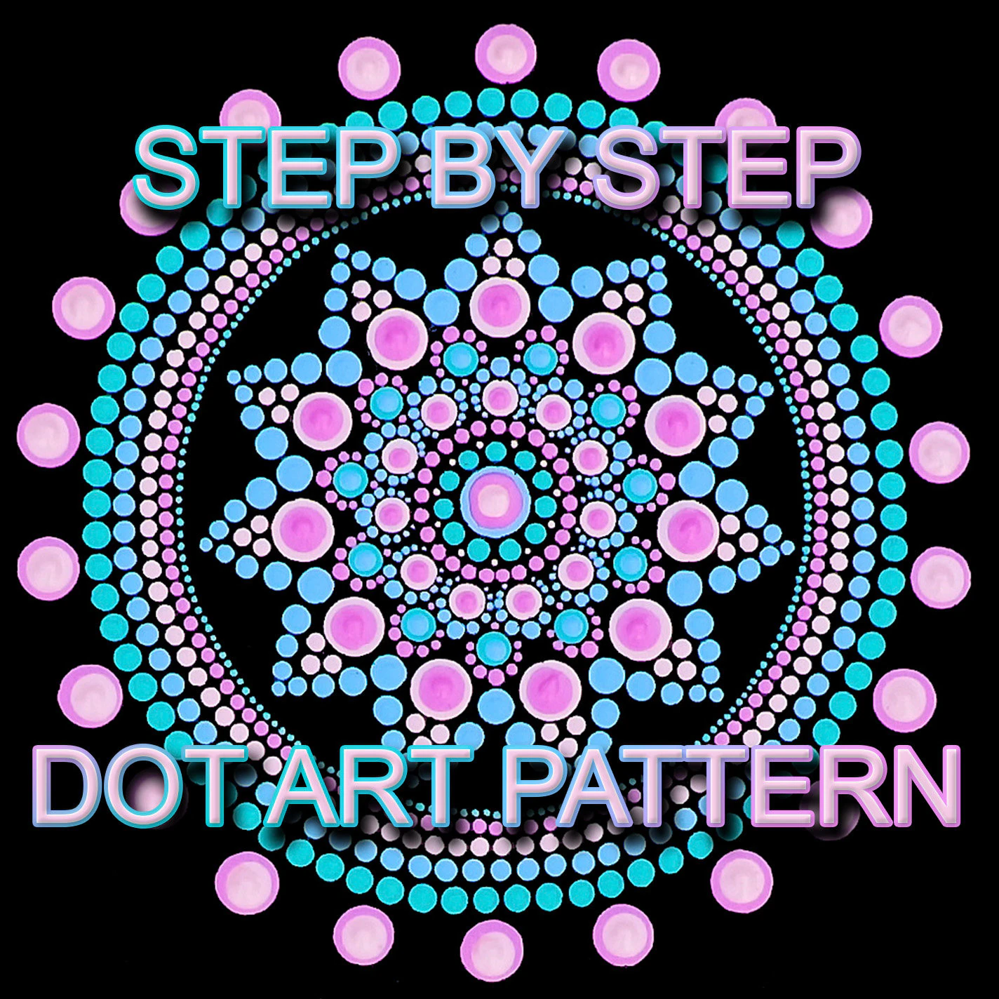 step by step free printable dot mandala patterns