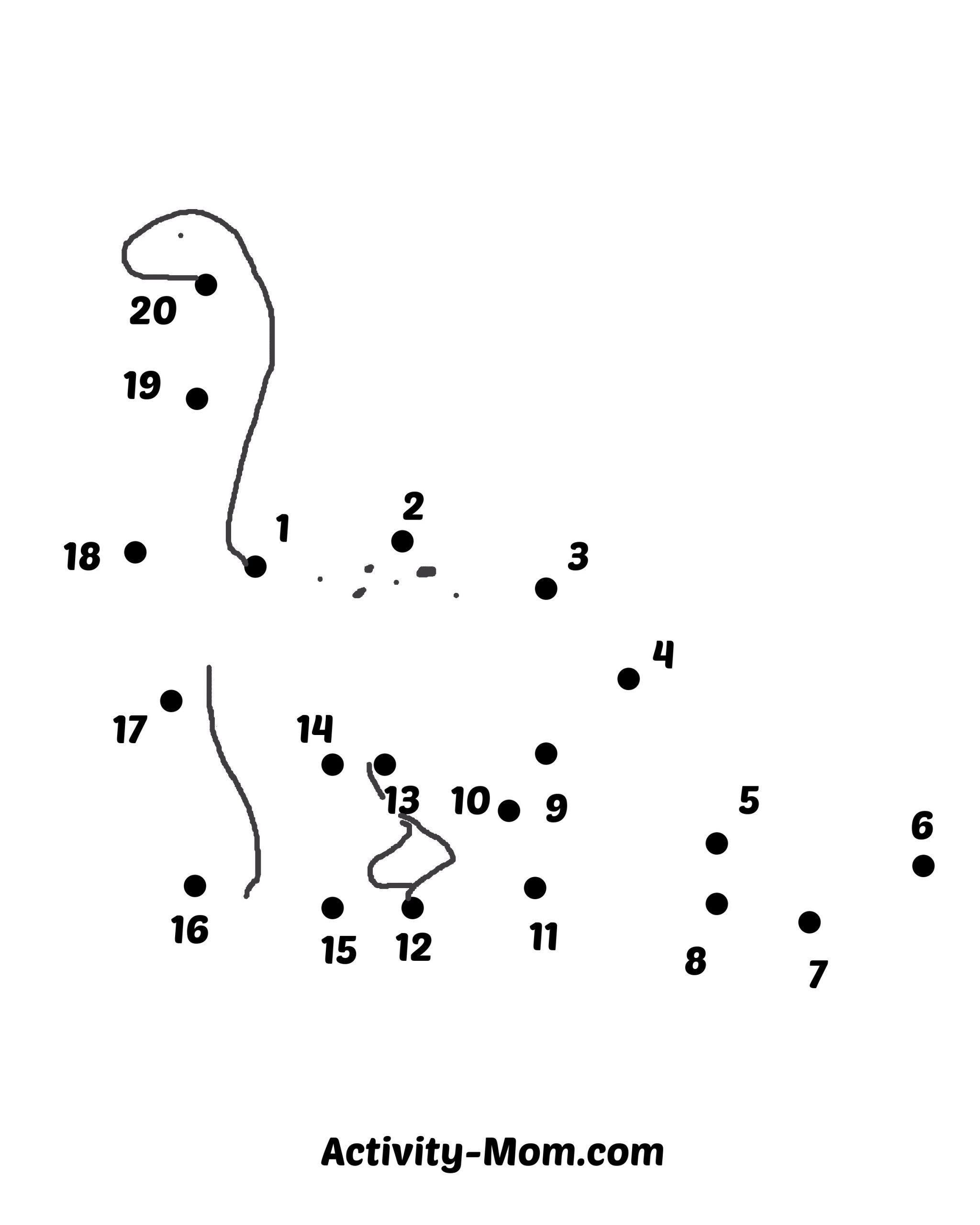 Dot To Dot Printables