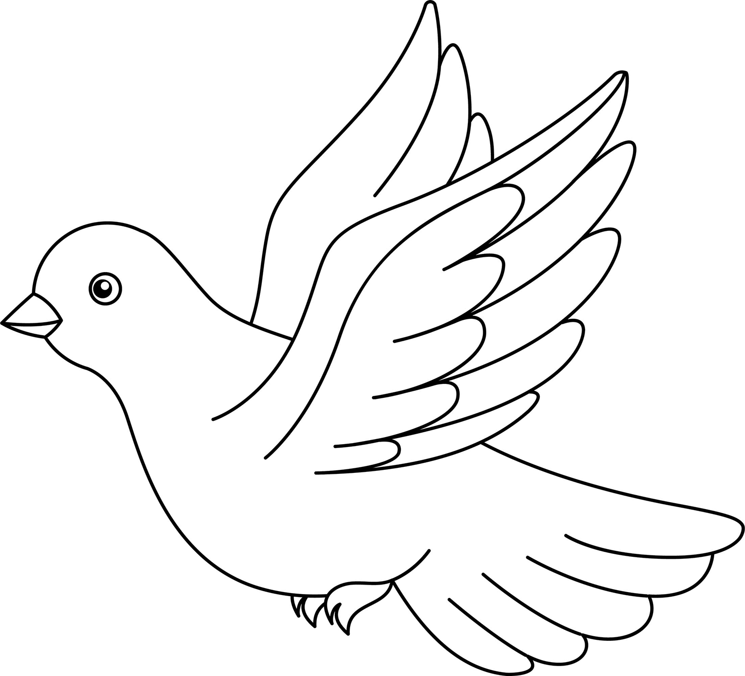 Dove Printable Template