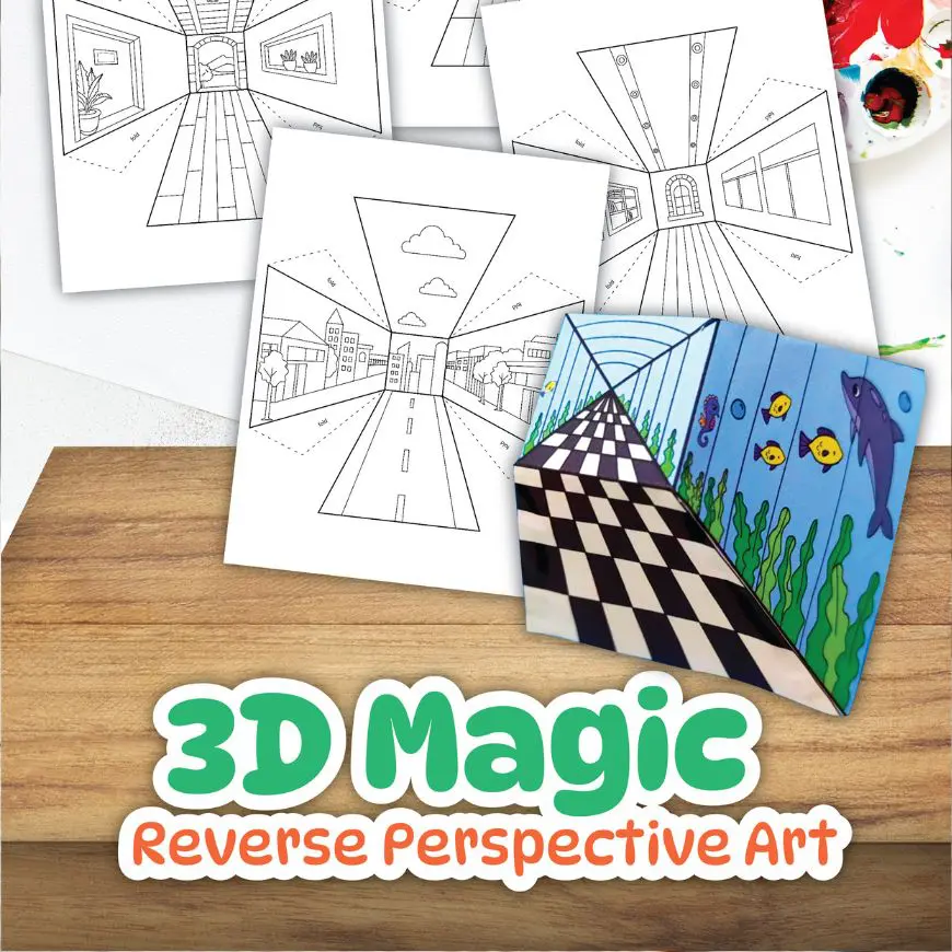 free printable optical illusions worksheets