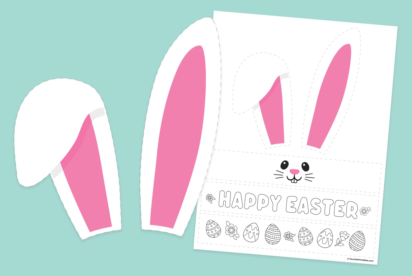 Easter Bunny Ears Template Easter Bunny Ears Template