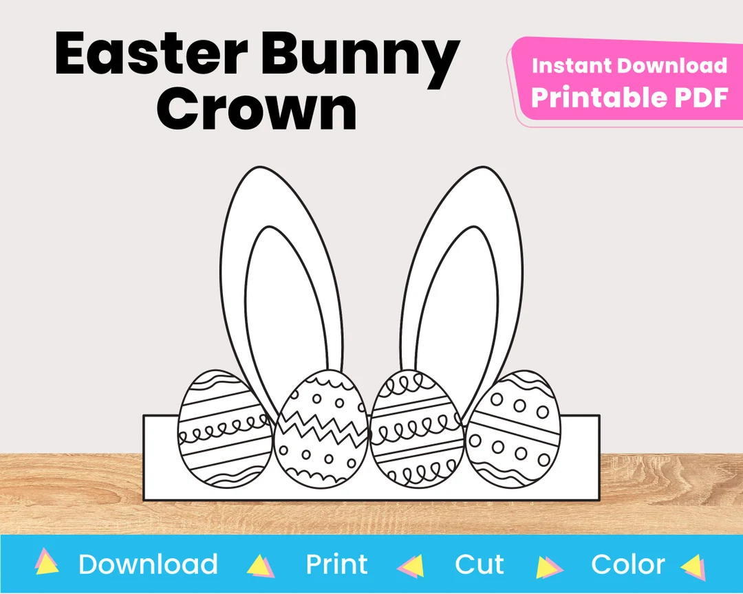 easter crown printable