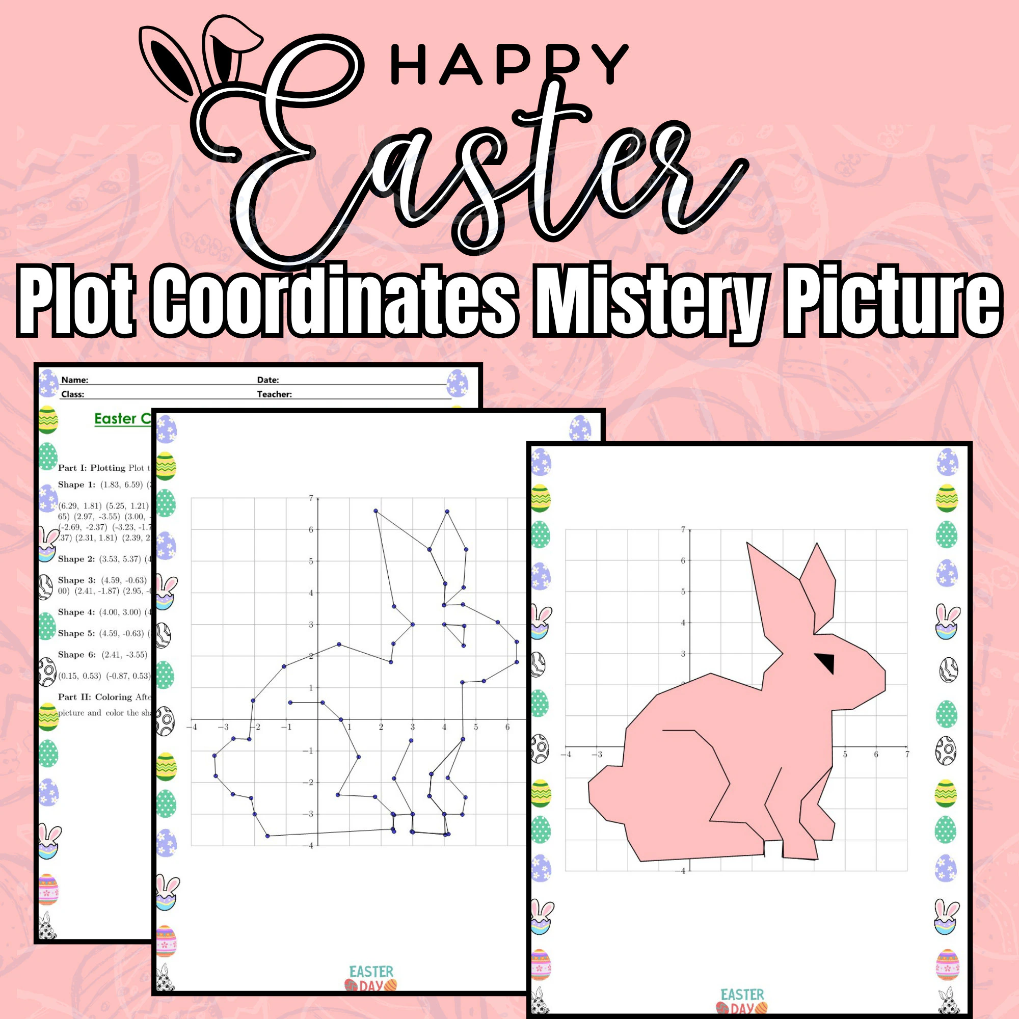 Easter Bunny Graphing Mystery Picture