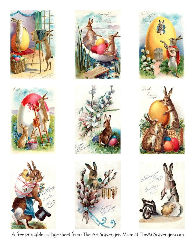Easter Bunny Vintage Ephemera