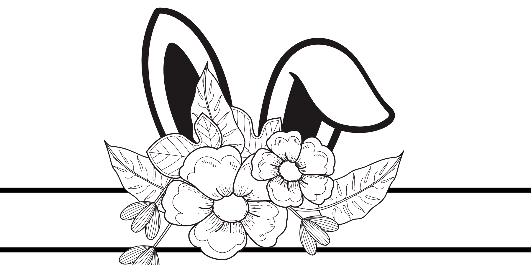 Easter Coloring Pages And Bunny Crowns