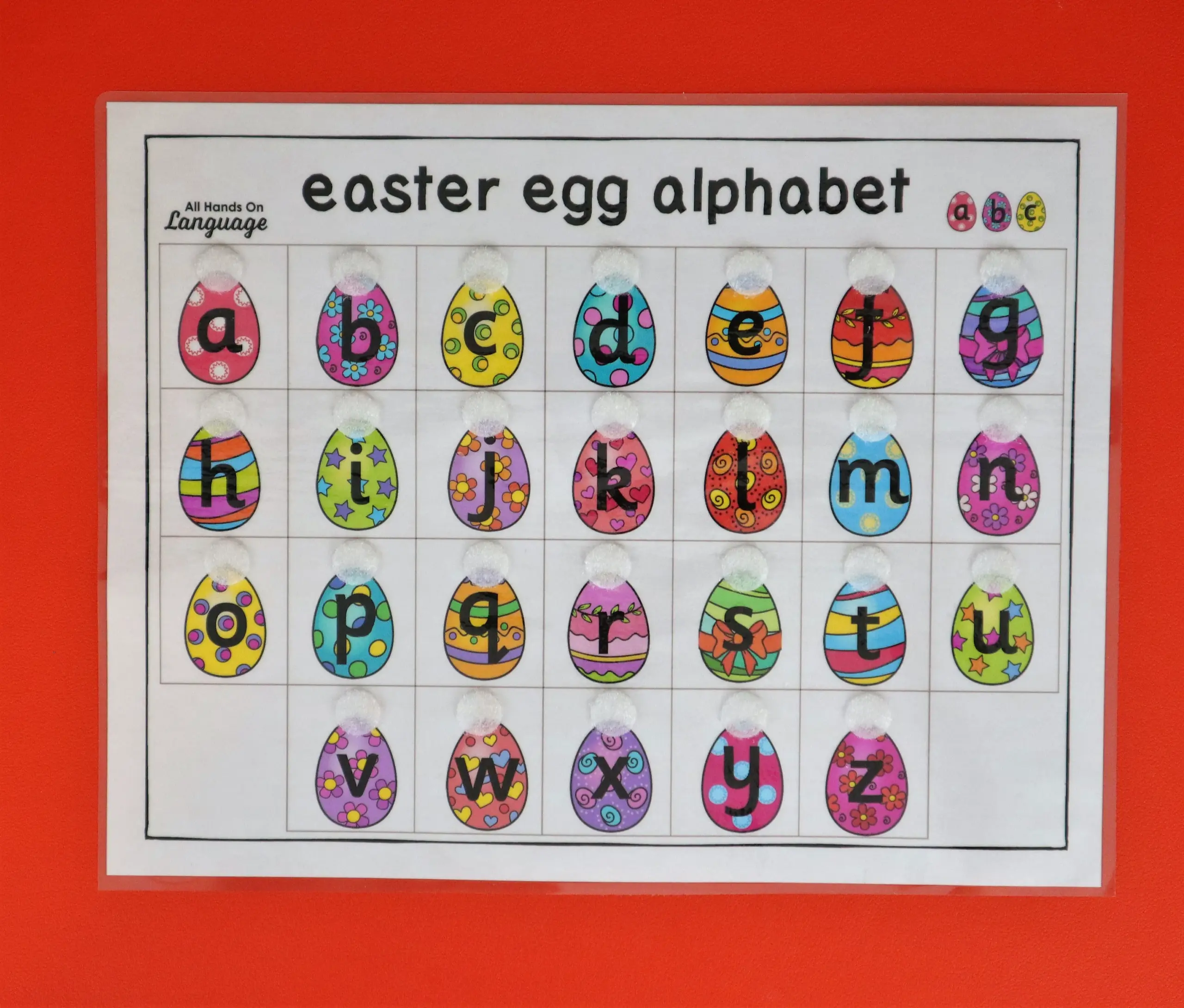 Easter Egg Lowercase Alphabet Match