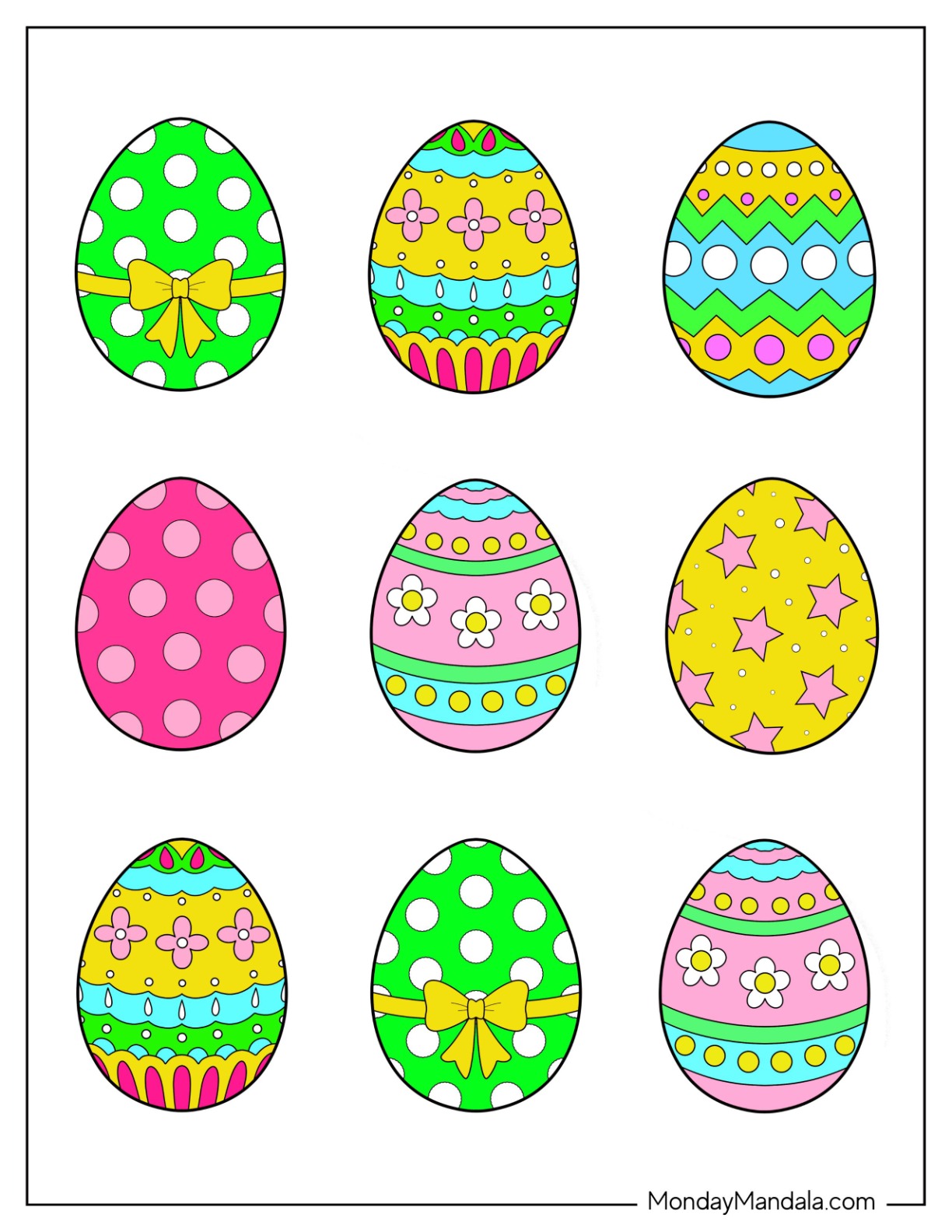 Easter Egg Template