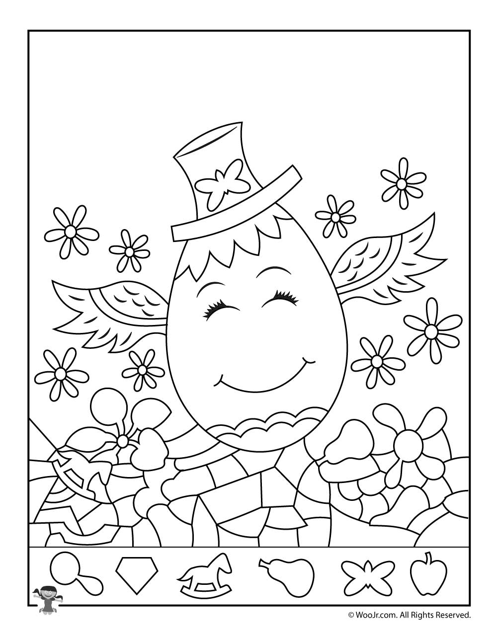 printable easter hidden pictures