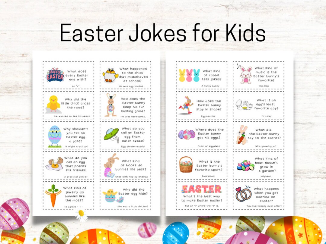 free printable easter jokes