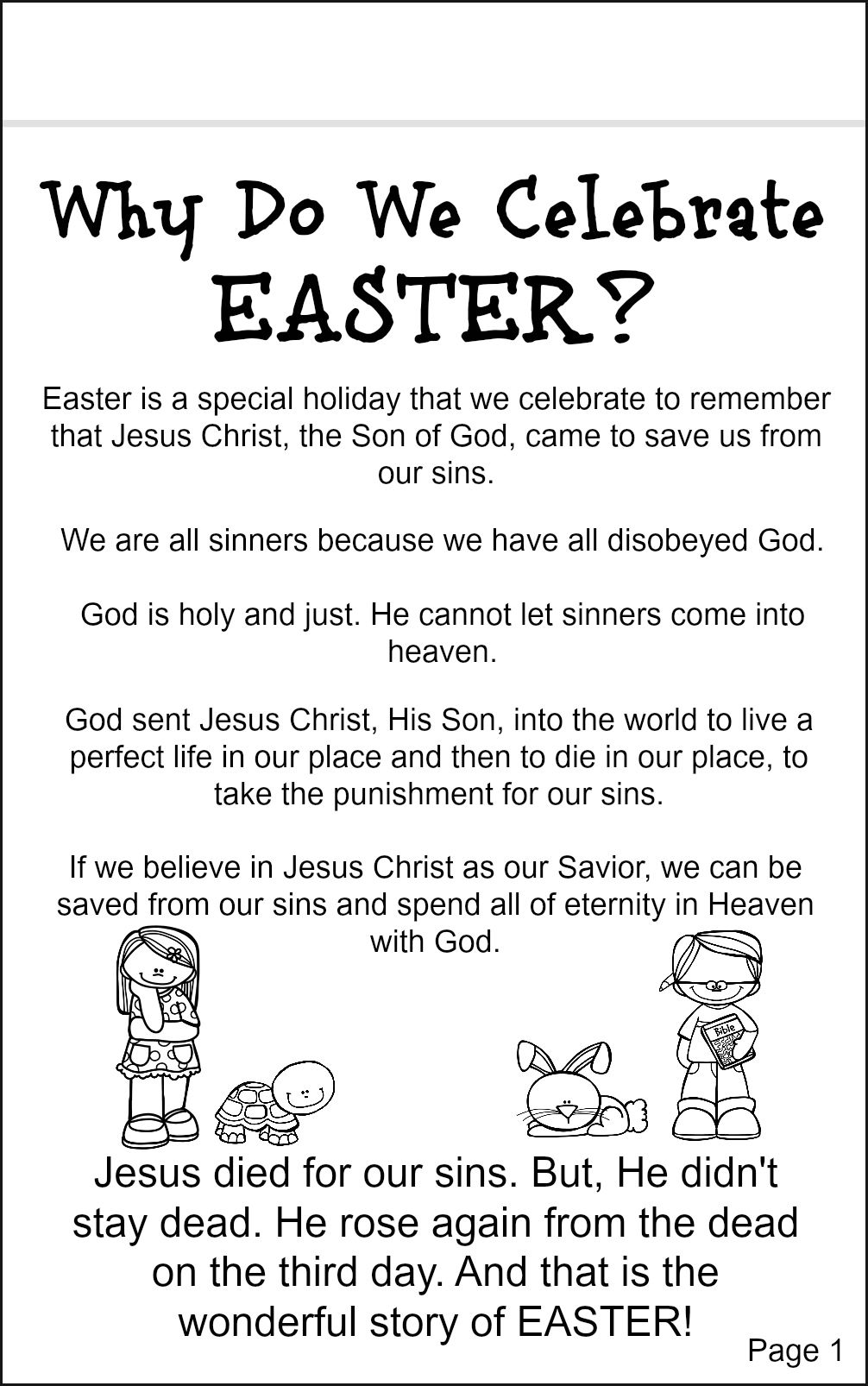 Easter Plays For Church Free Printable