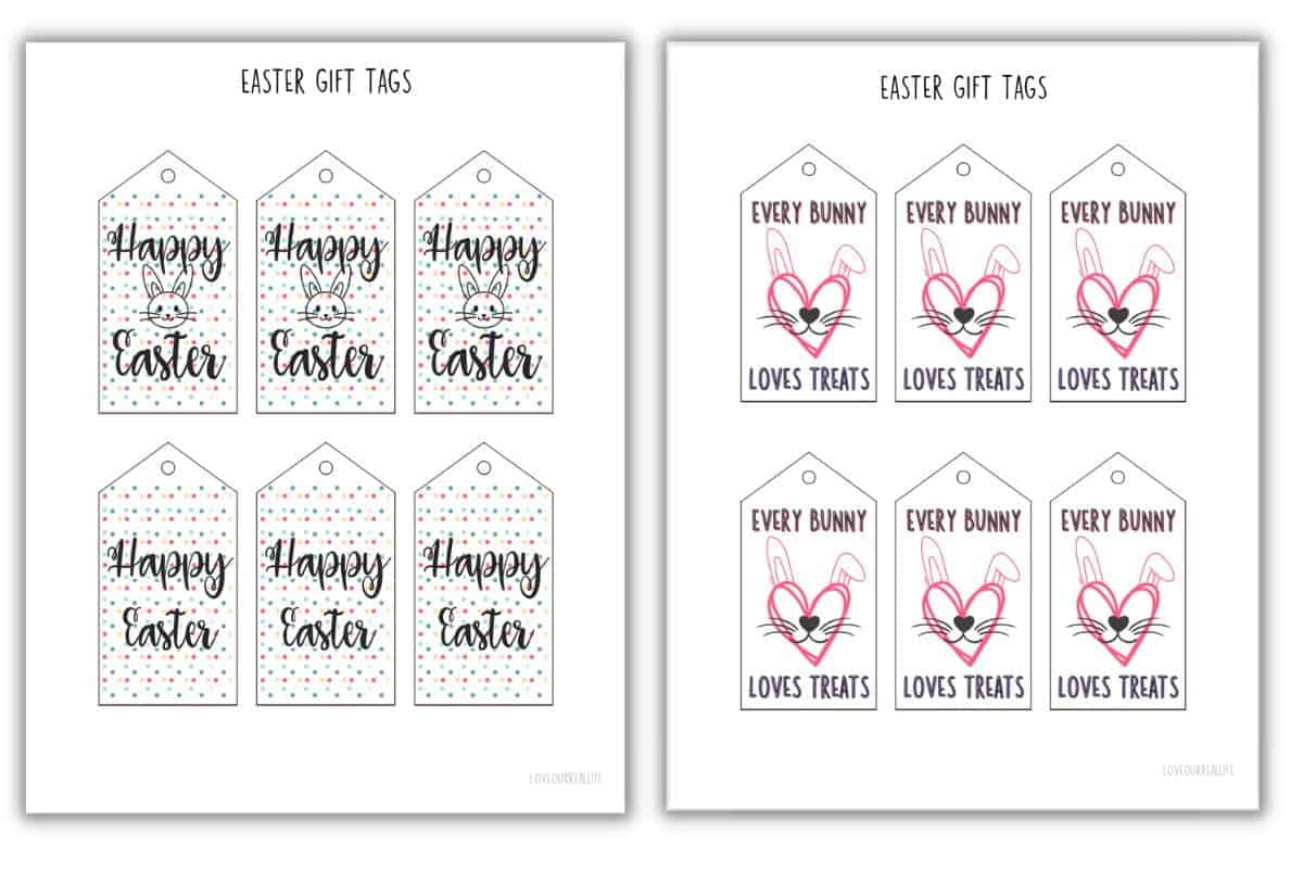 Easter Printable Tags