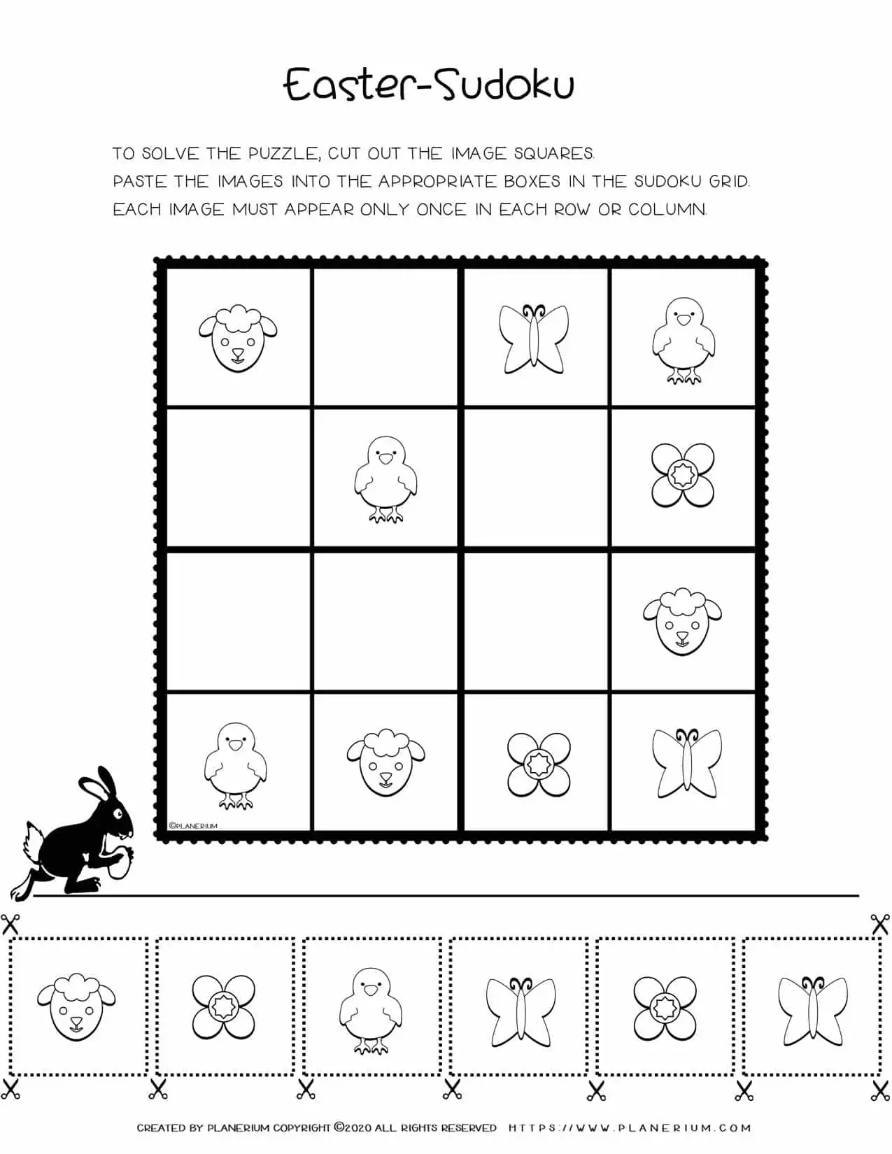 Easter Sudoku Puzzle