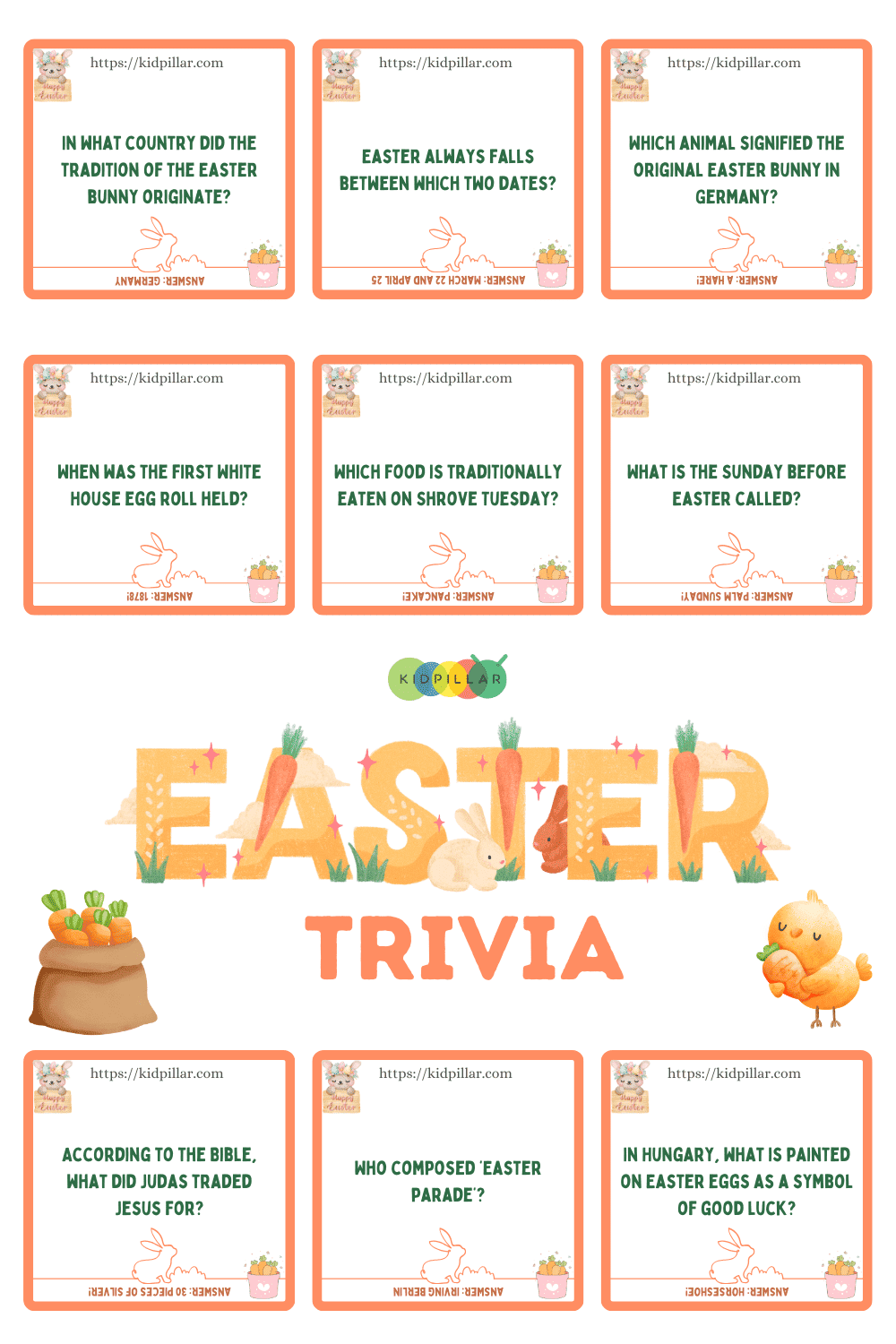 Easter Trivia With Answers For Kids