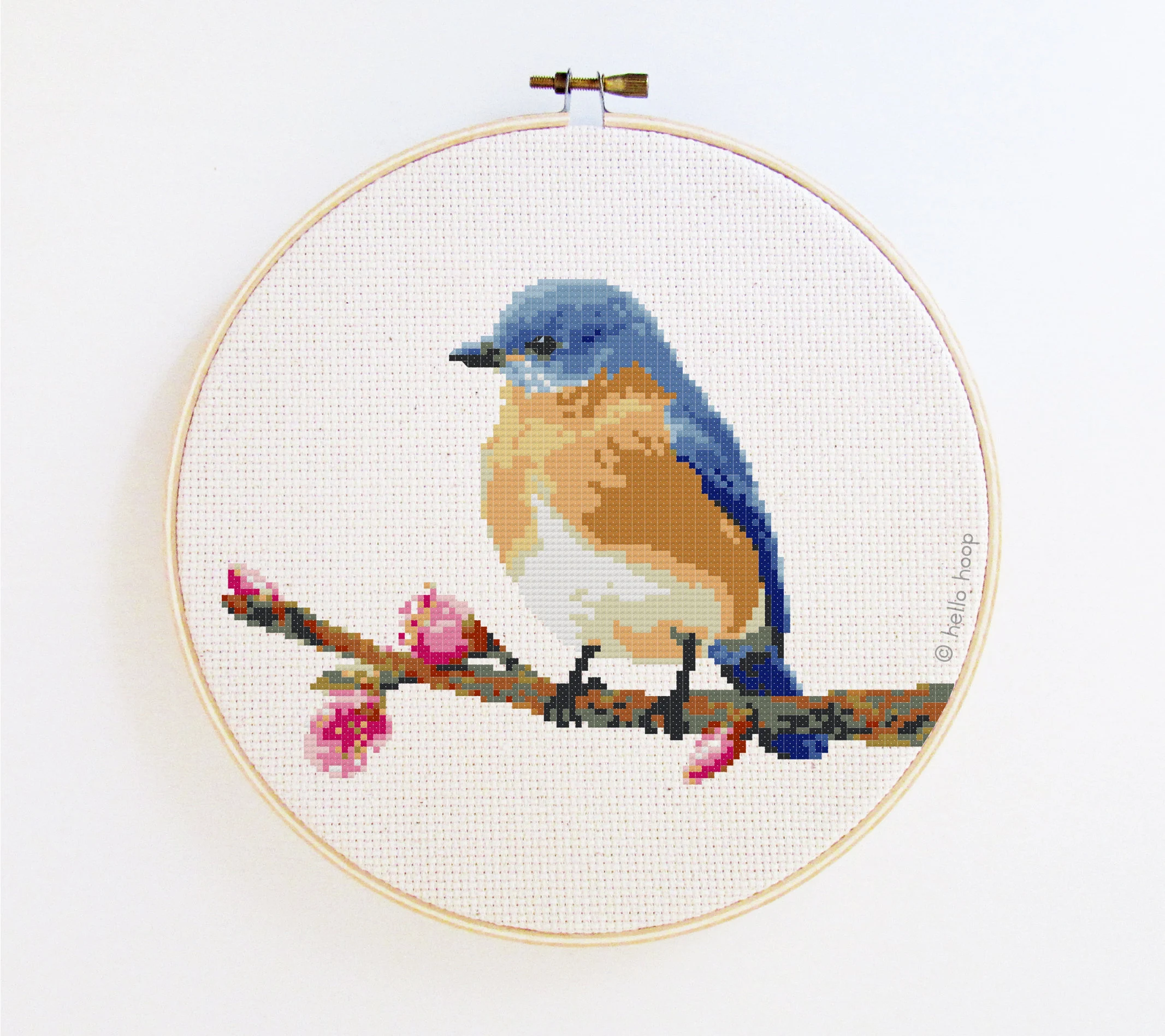 Eastern Blue Bird Backyard Bird Cross
