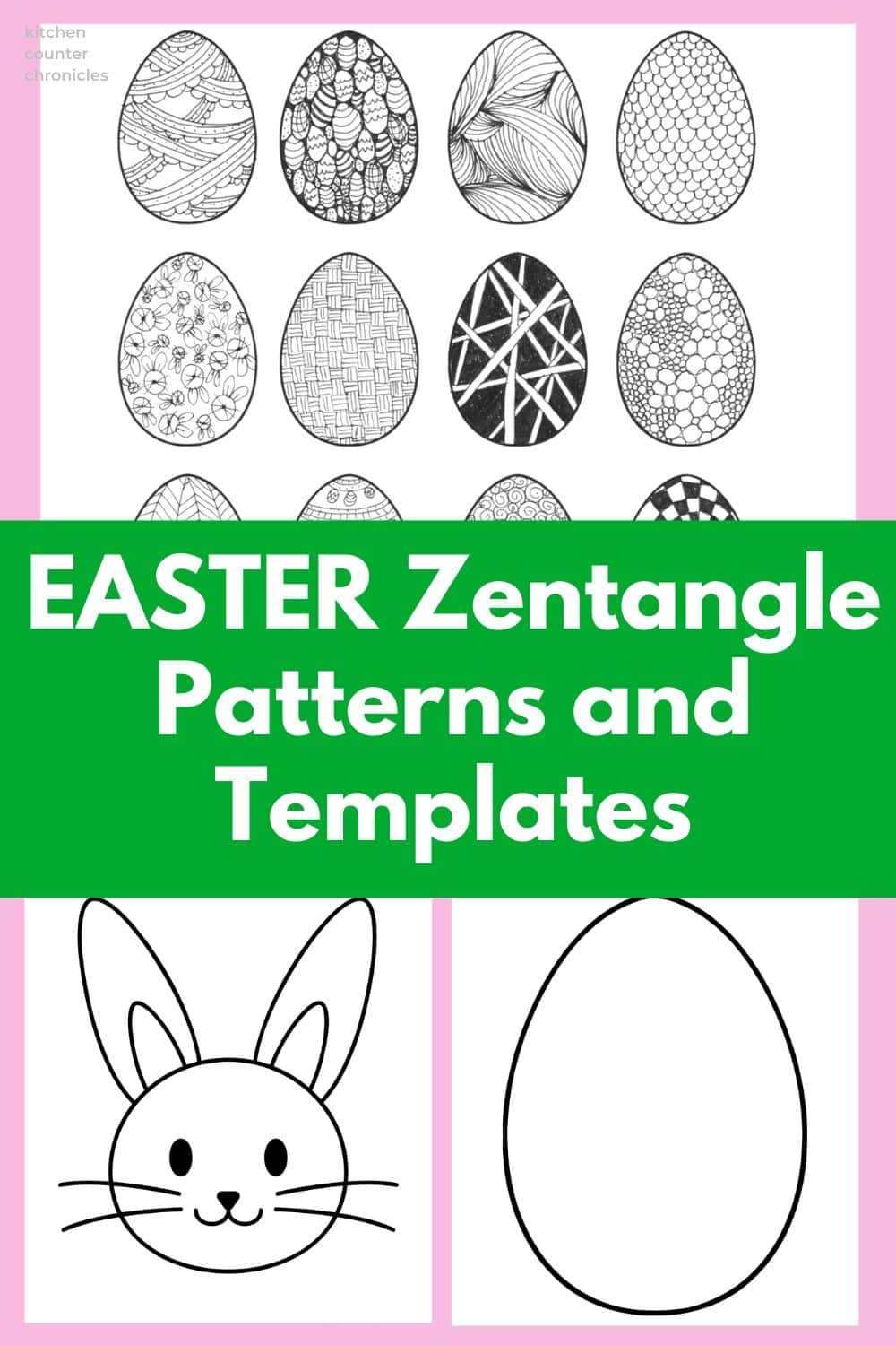 Easy Easter Zentangle Patterns And Easter Printable Templates Easy Easter Zentangle Patterns And Easter Printable Templates
