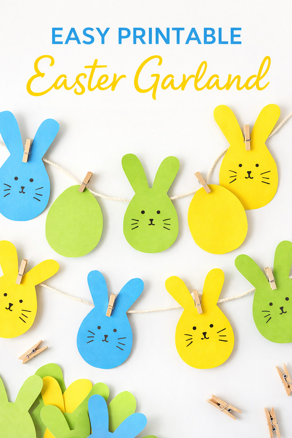 easter garland printable