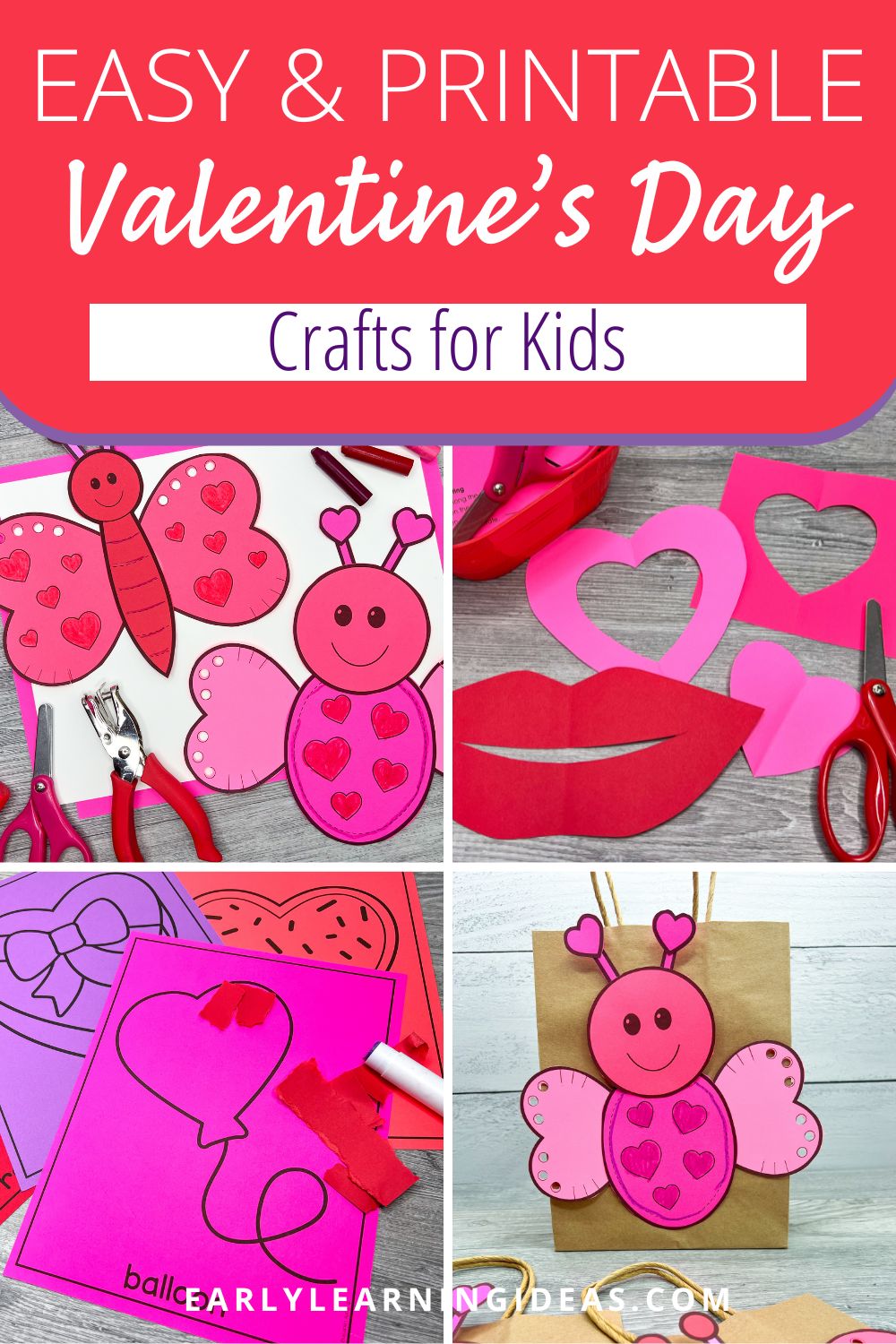 Easy Printable Valentine Crafts For Kids
