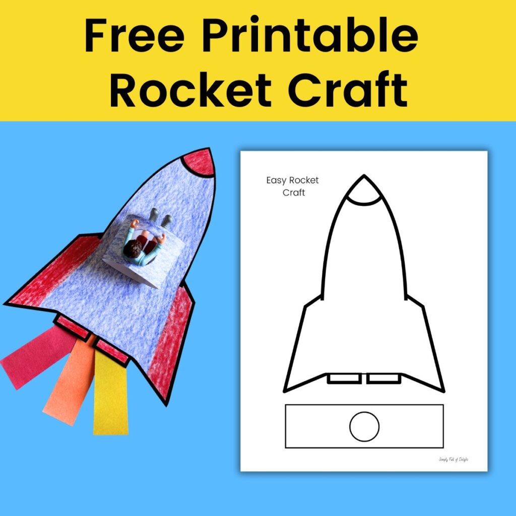 free printable rocket ship templates