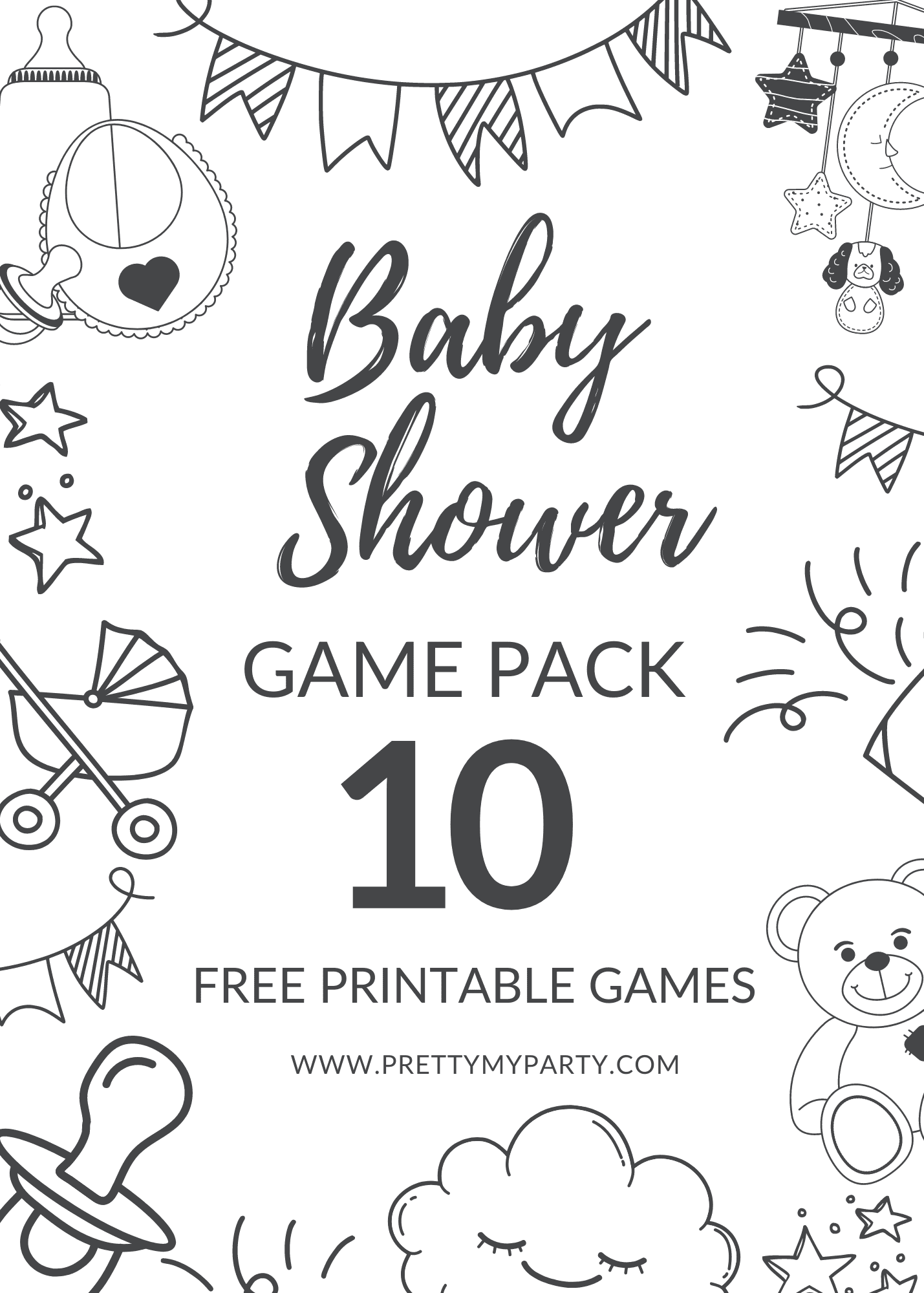 Easy To Play And Free Printable Baby Shower Games Easy To Play And Free Printable Baby Shower Games