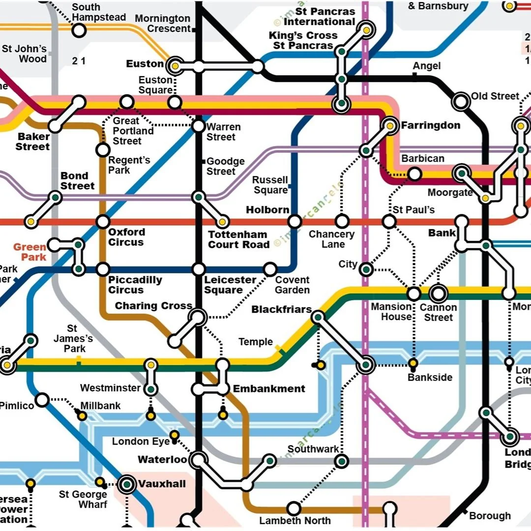 Easytoread Tube Map April 2025 Edition Features