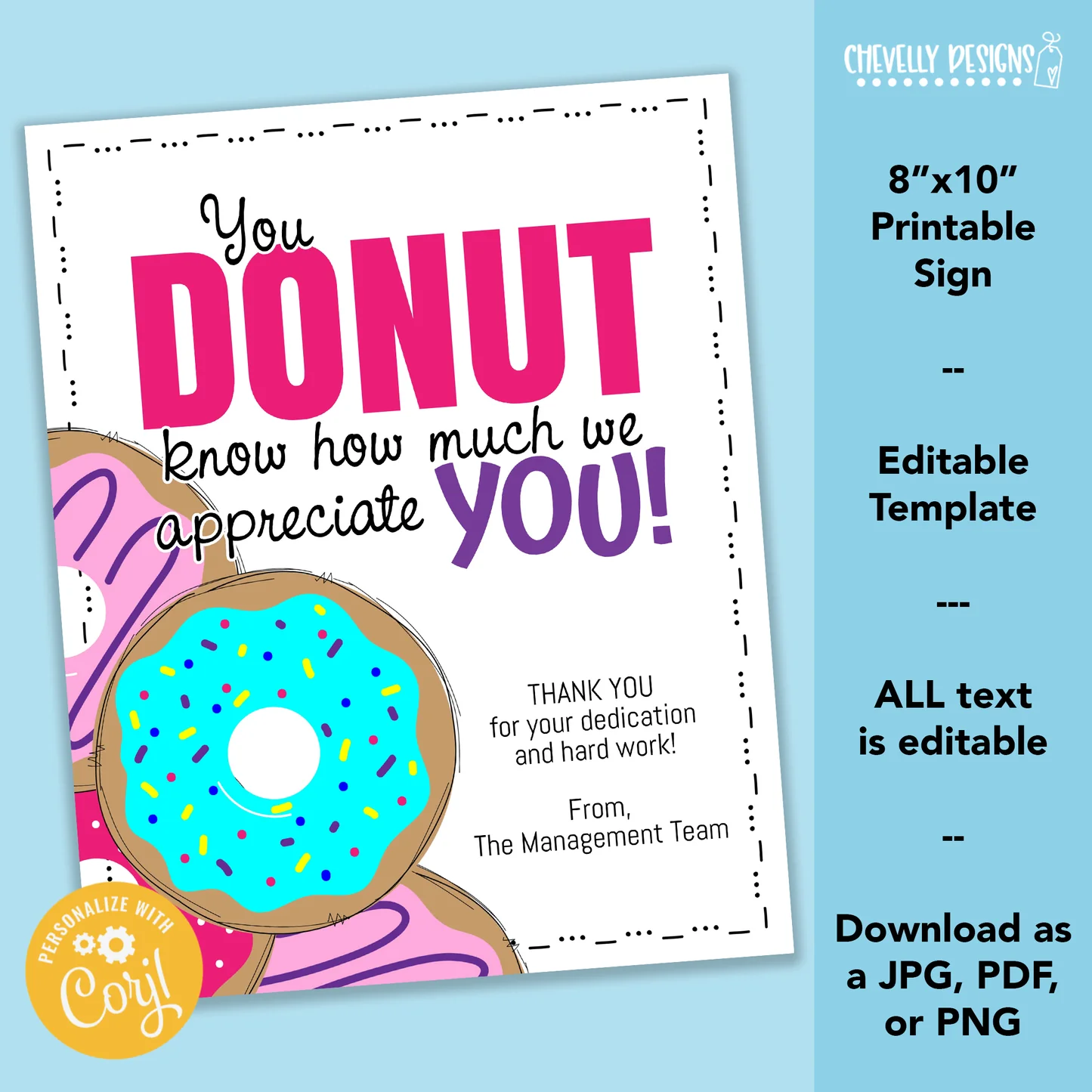 free employee appreciation printables
