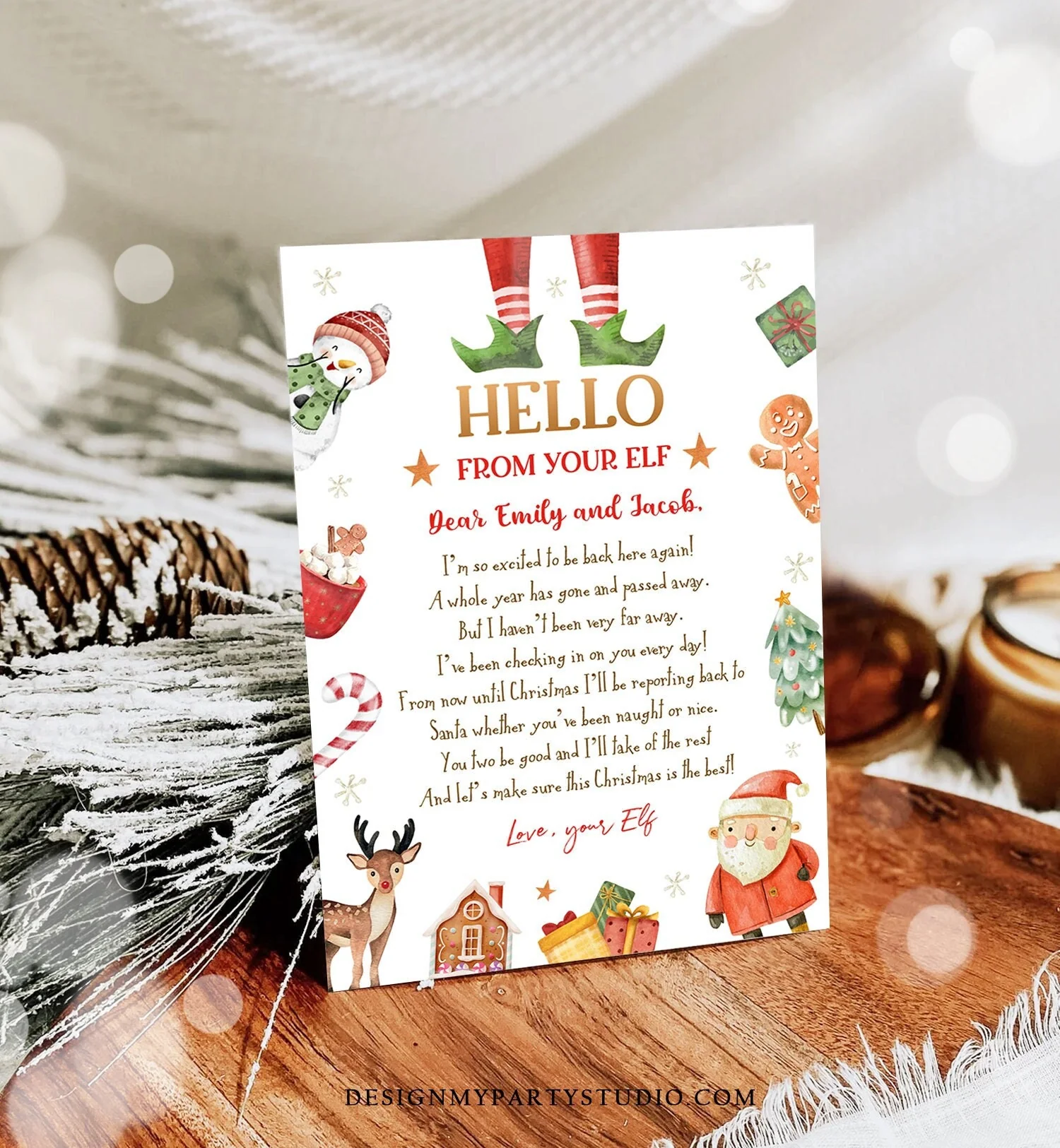 elf make christmas great again printable