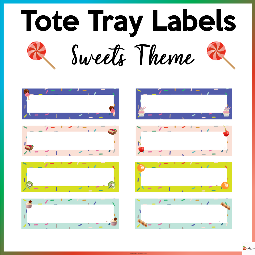 free printable tray labels
