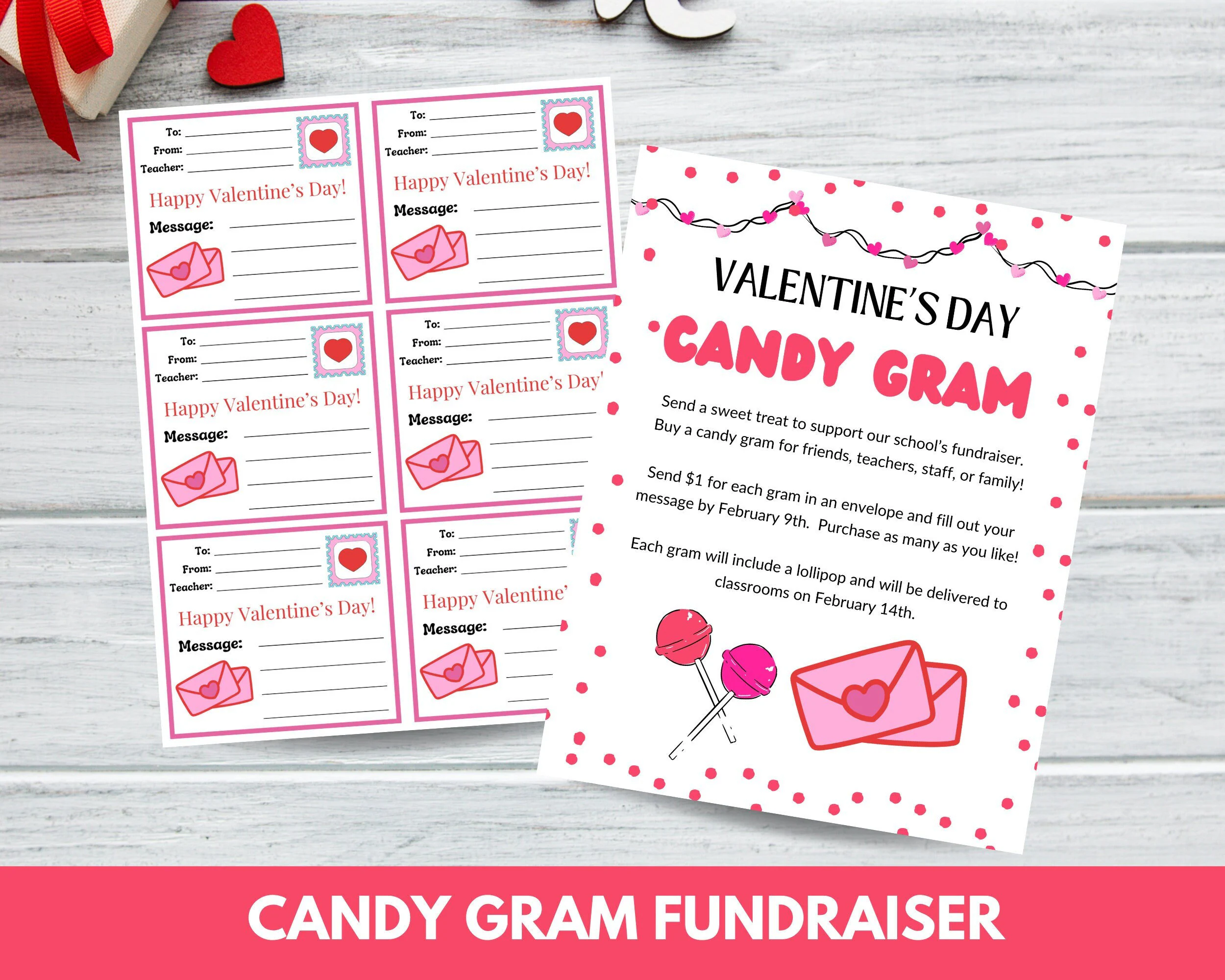 printable valentine gram template