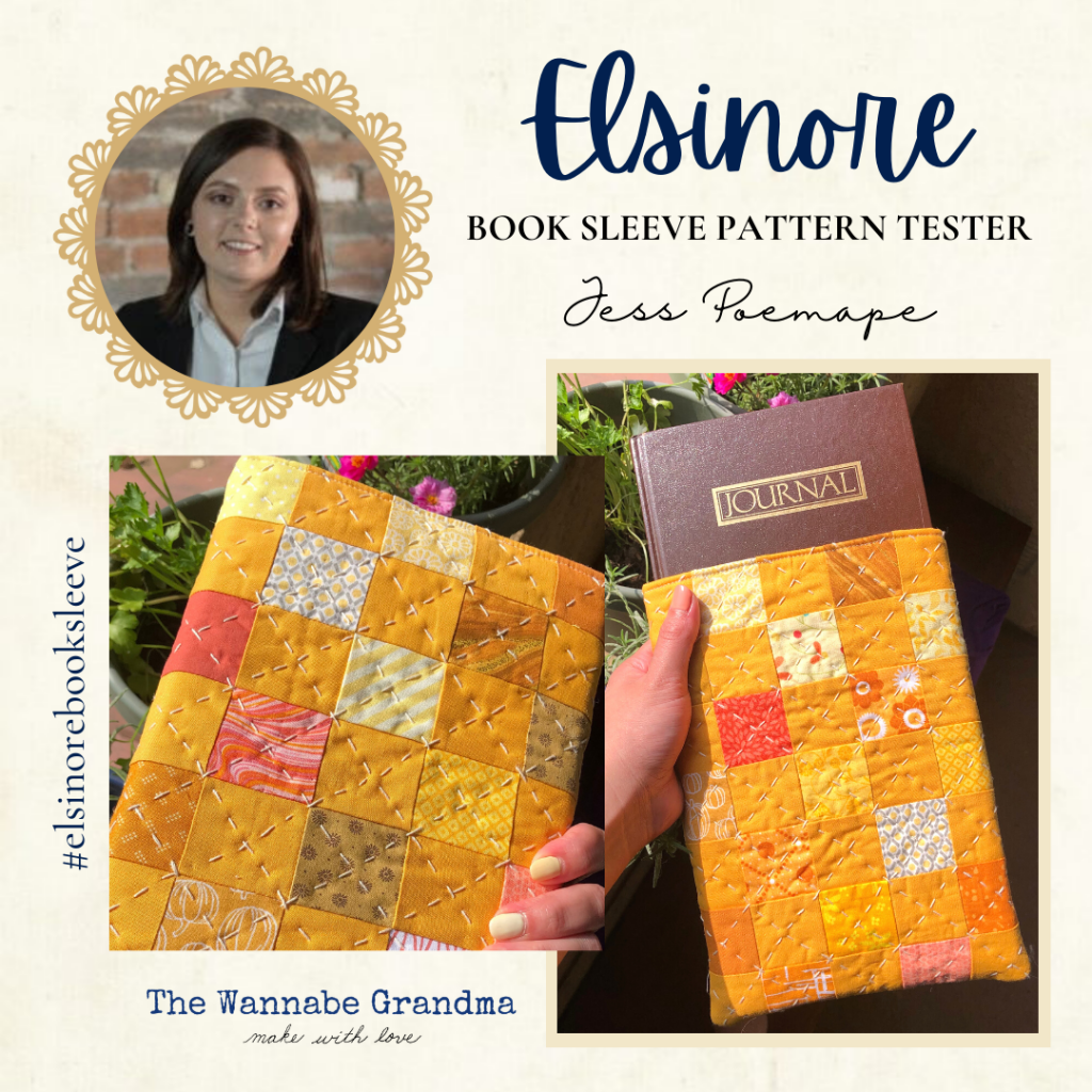 Elsinore Book Sleeve Free Quilting Pattern Elsinore Book Sleeve Free Quilting Pattern