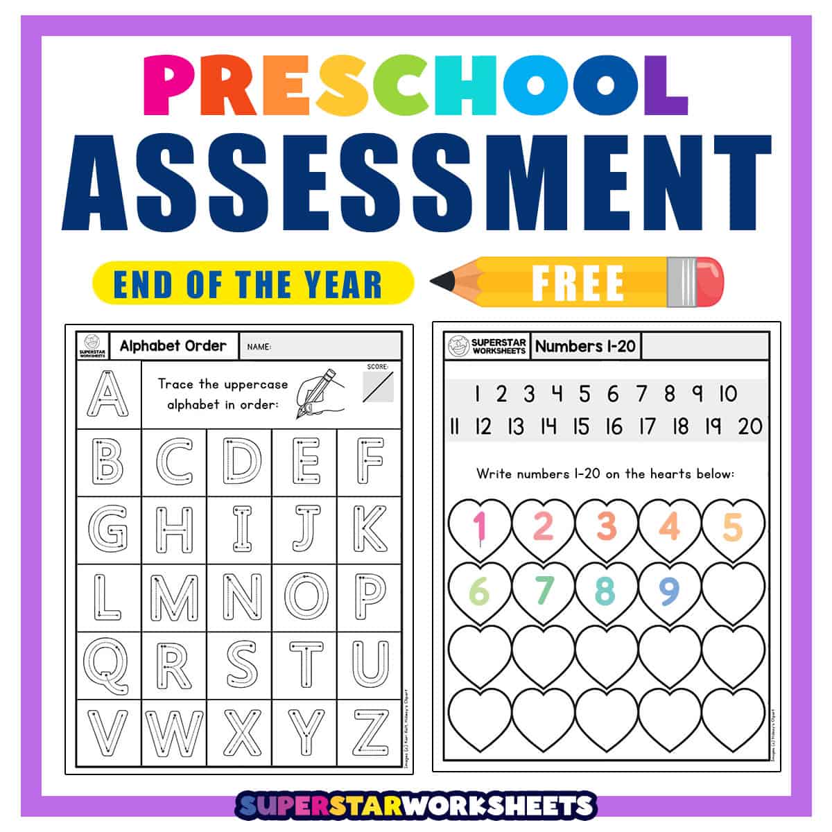 End Of The Year Assessment Packs
