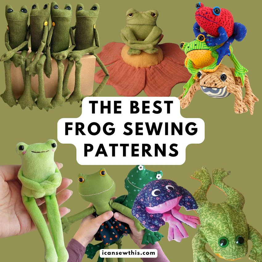 Fabric Frogs Patterns