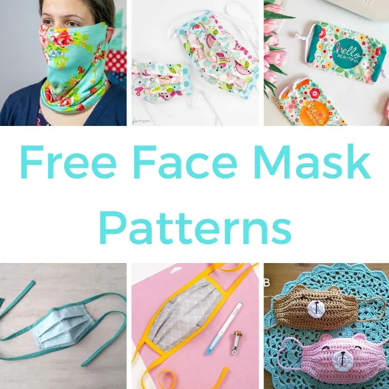Face Mask Patterns Free Printables Roundup
