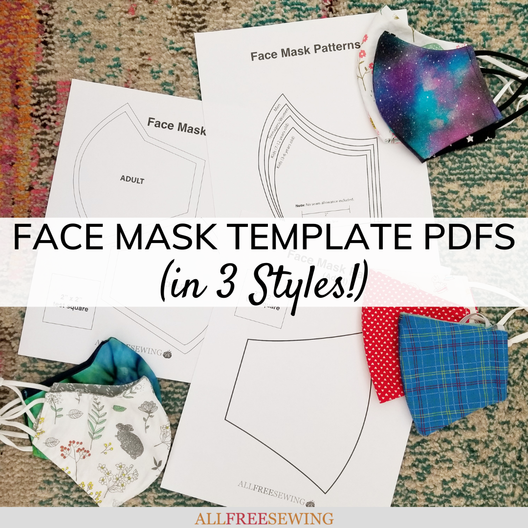 Face Mask Template PDFs