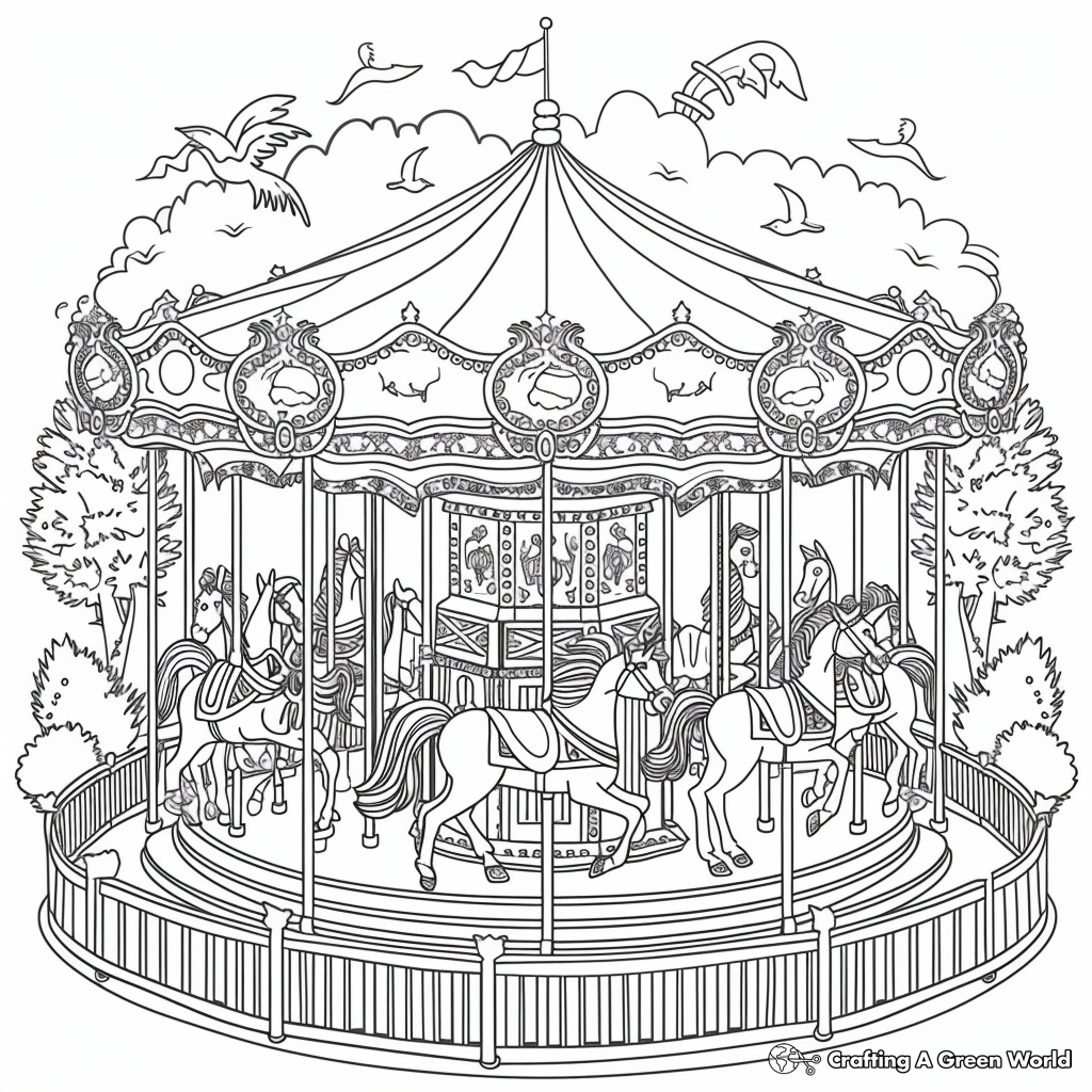 free printable county fair coloring pages