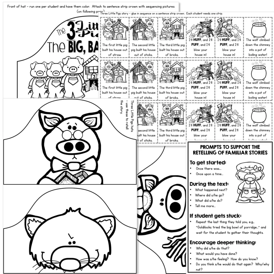Fairy Tale Retell Activities