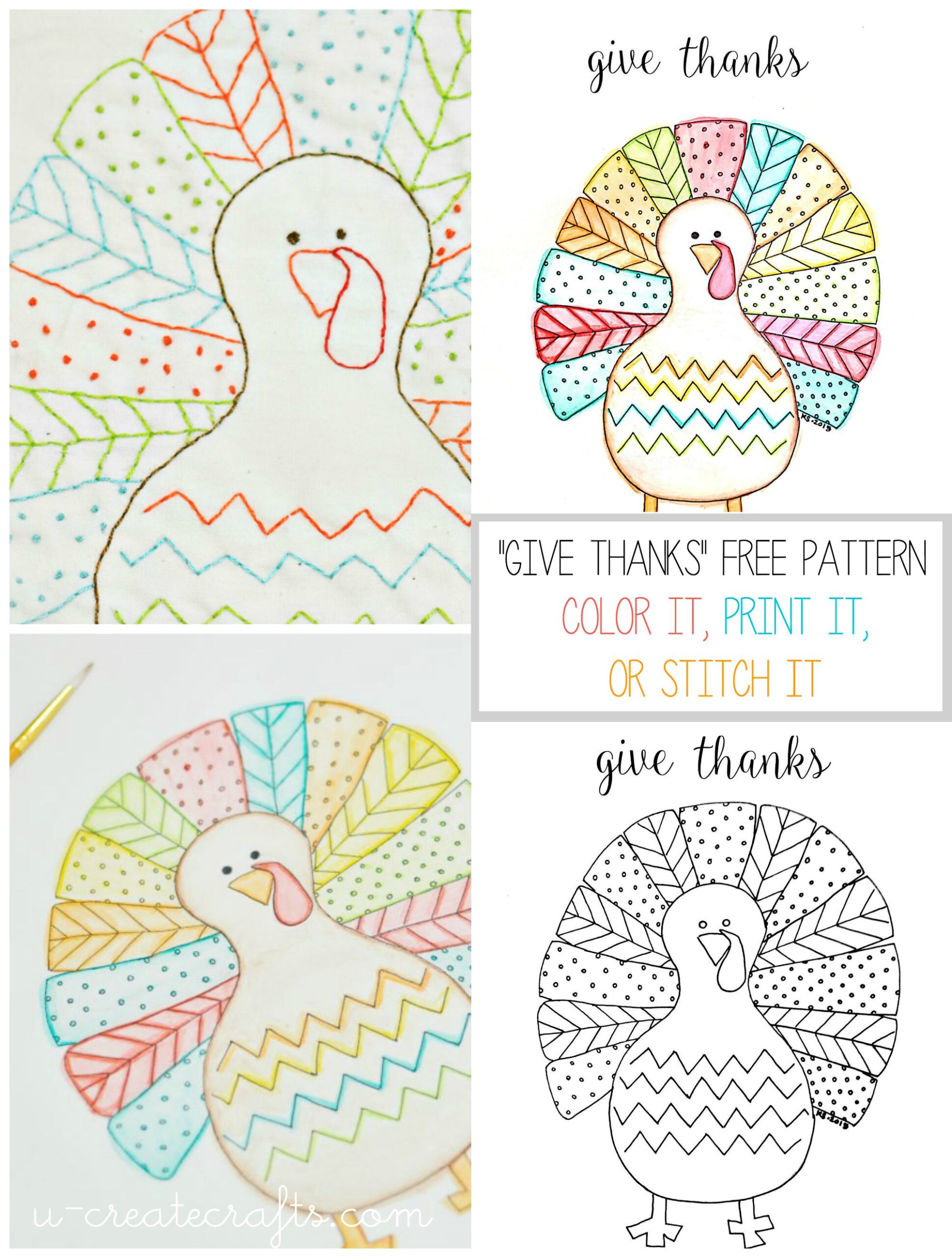 Fall Turkey Printable