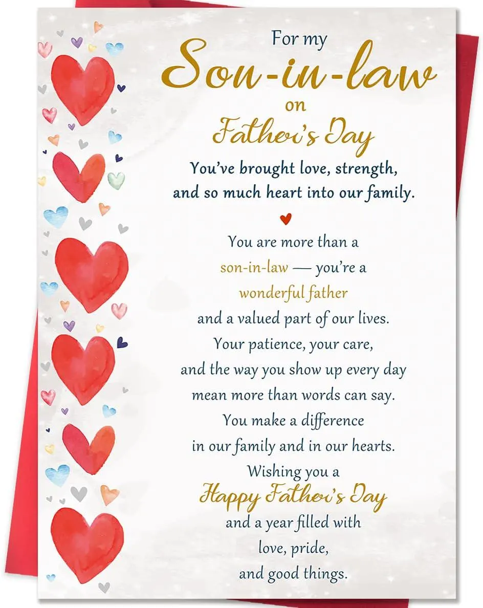 Father s Day Cards For Son In Law