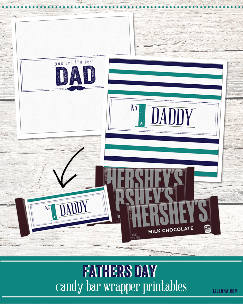 Fathers Day Candy Bar Wrappers